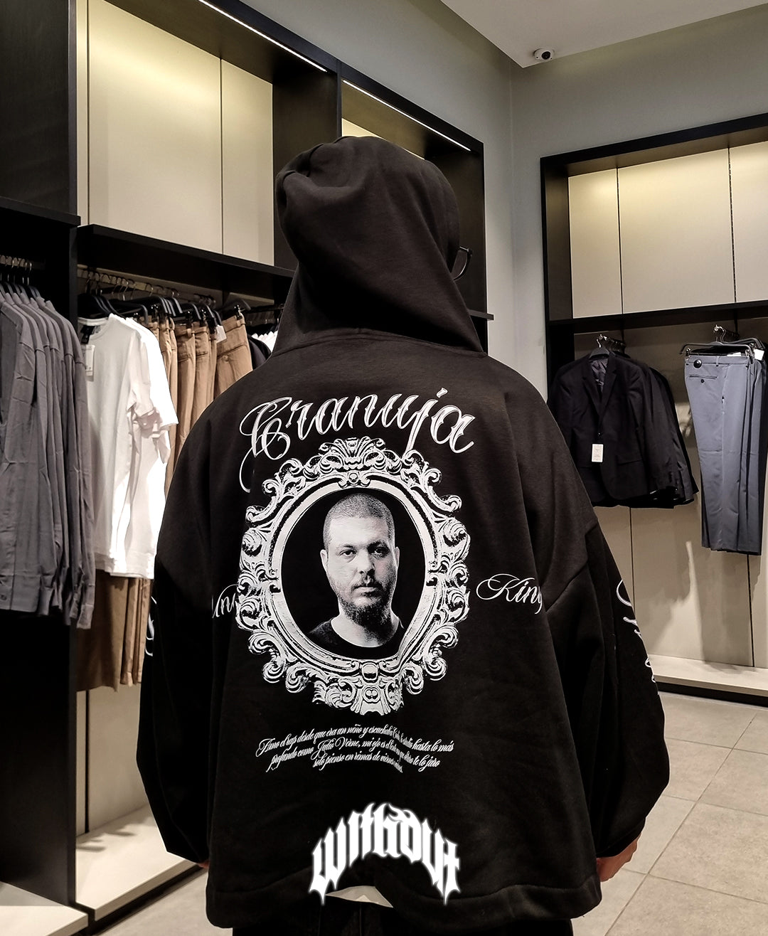 Hoodie Oversize Granuja Exclusivo | Negro