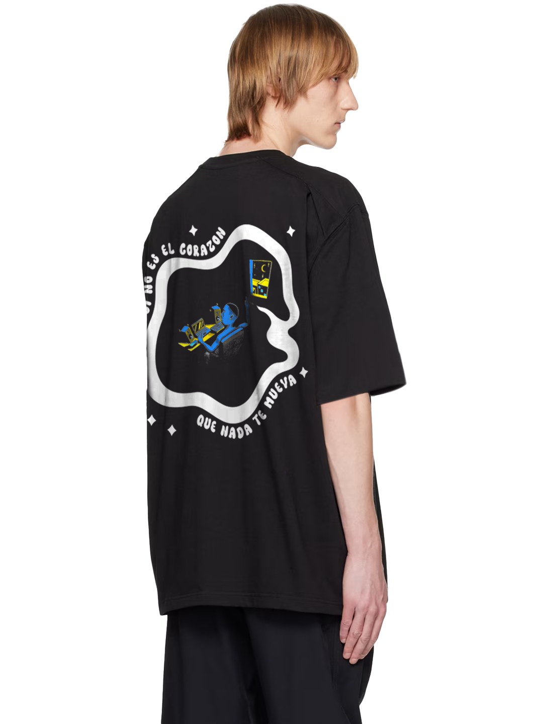 Camiseta Oversize Tamara| Negra
