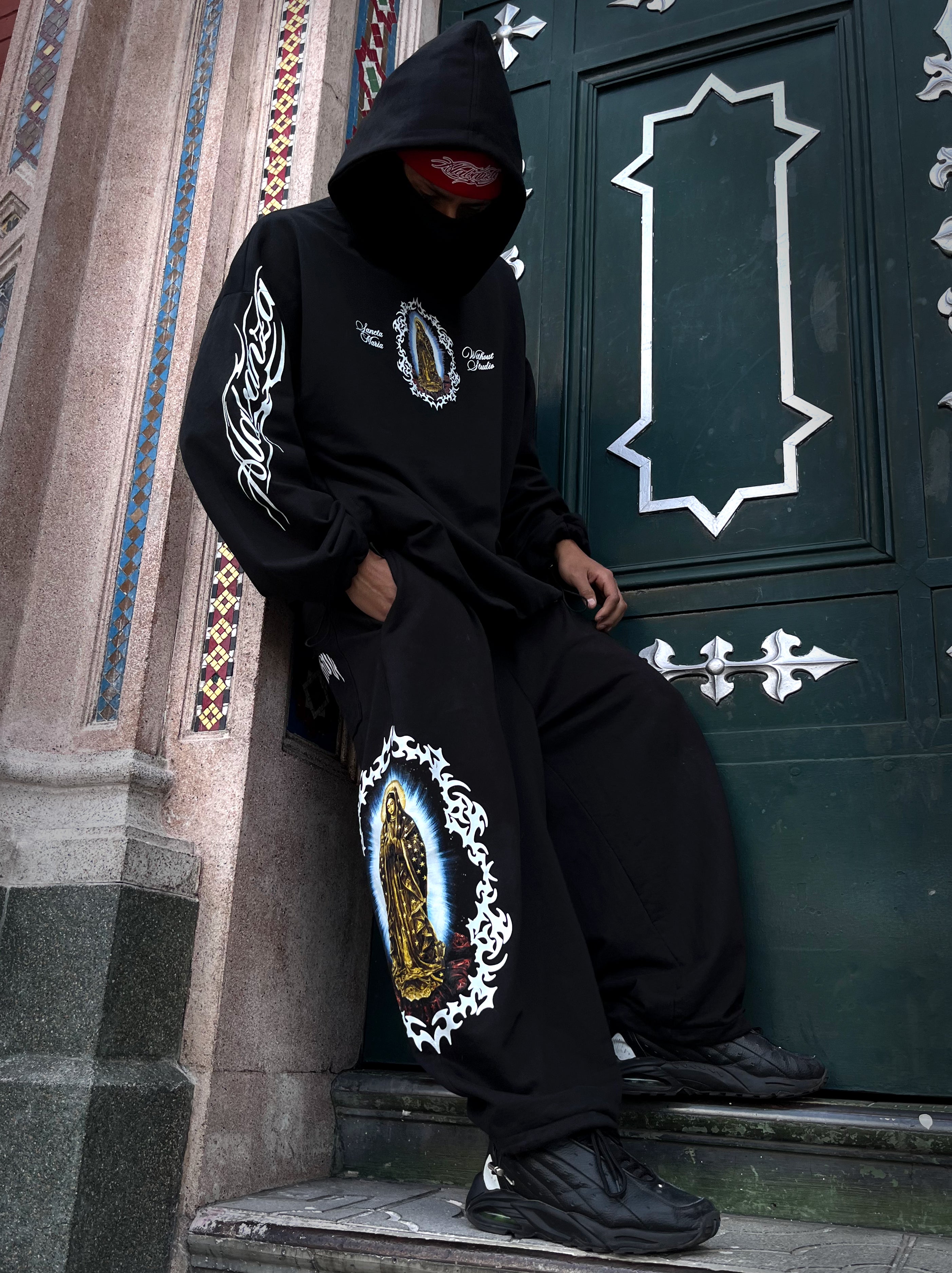 Pantalon Baggy Barrel ALabanza Negro