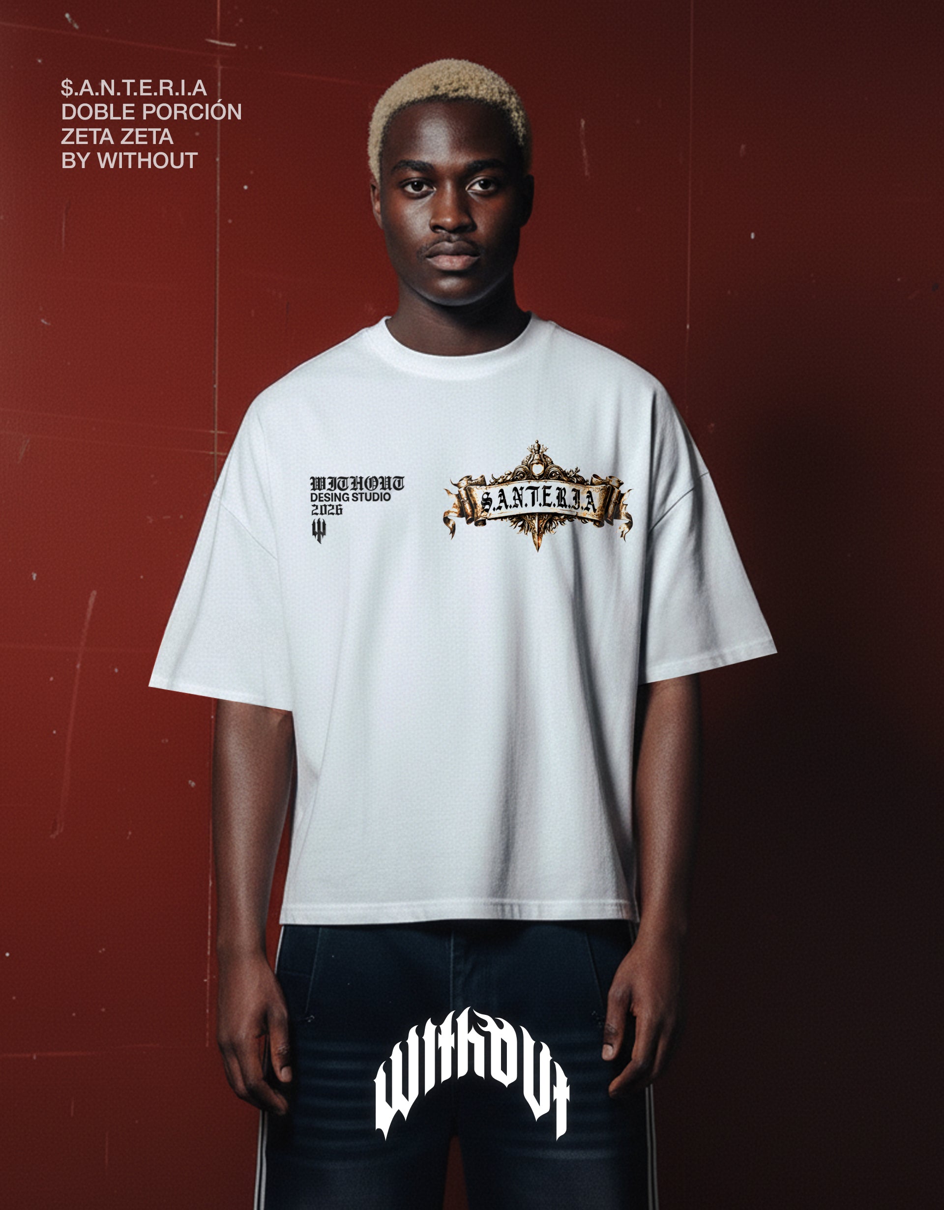 Camiseta Oversize Santeria | Doble Porción