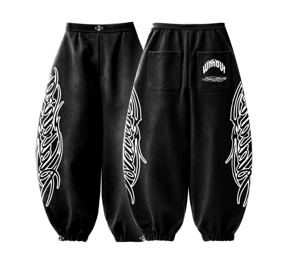 Pantalon Baggy Barrel ALabanza Negro