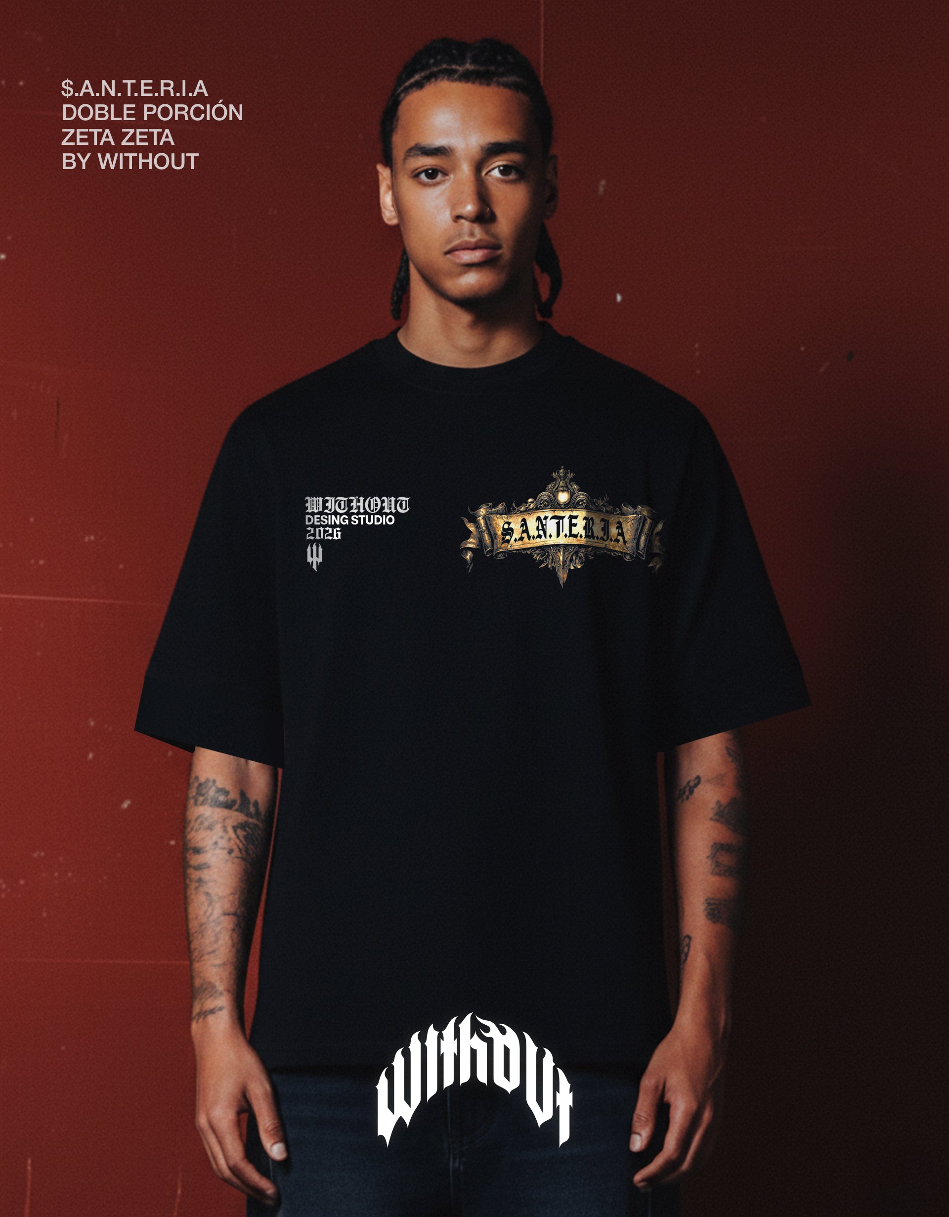 Camiseta Oversize Santeria | Doble Porción