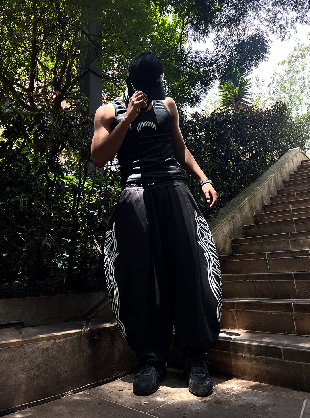 Pantalon Baggy Barrel ALabanza Negro