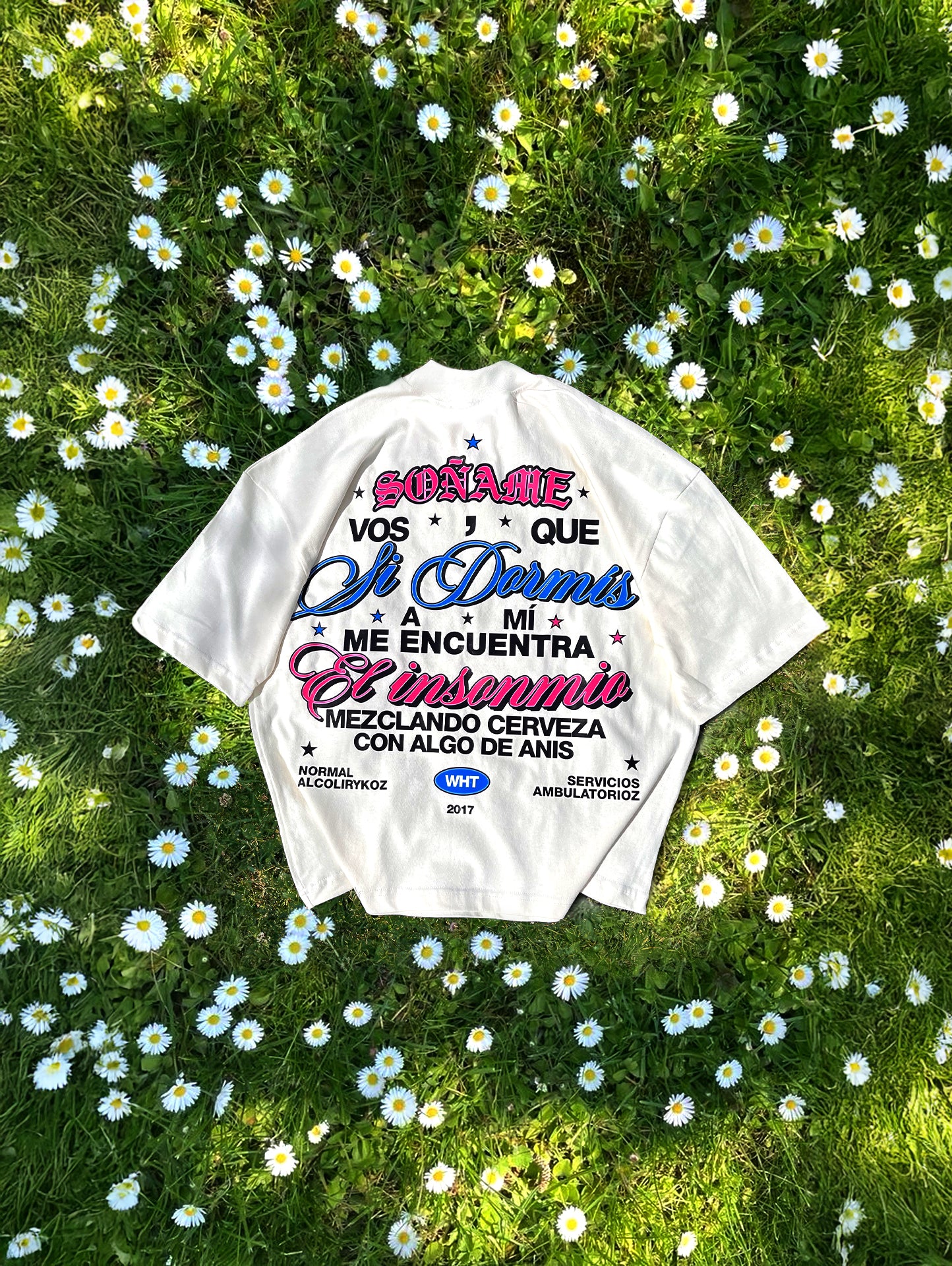 Camiseta Oversize "Normal"| Blanca | Alcolirykoz