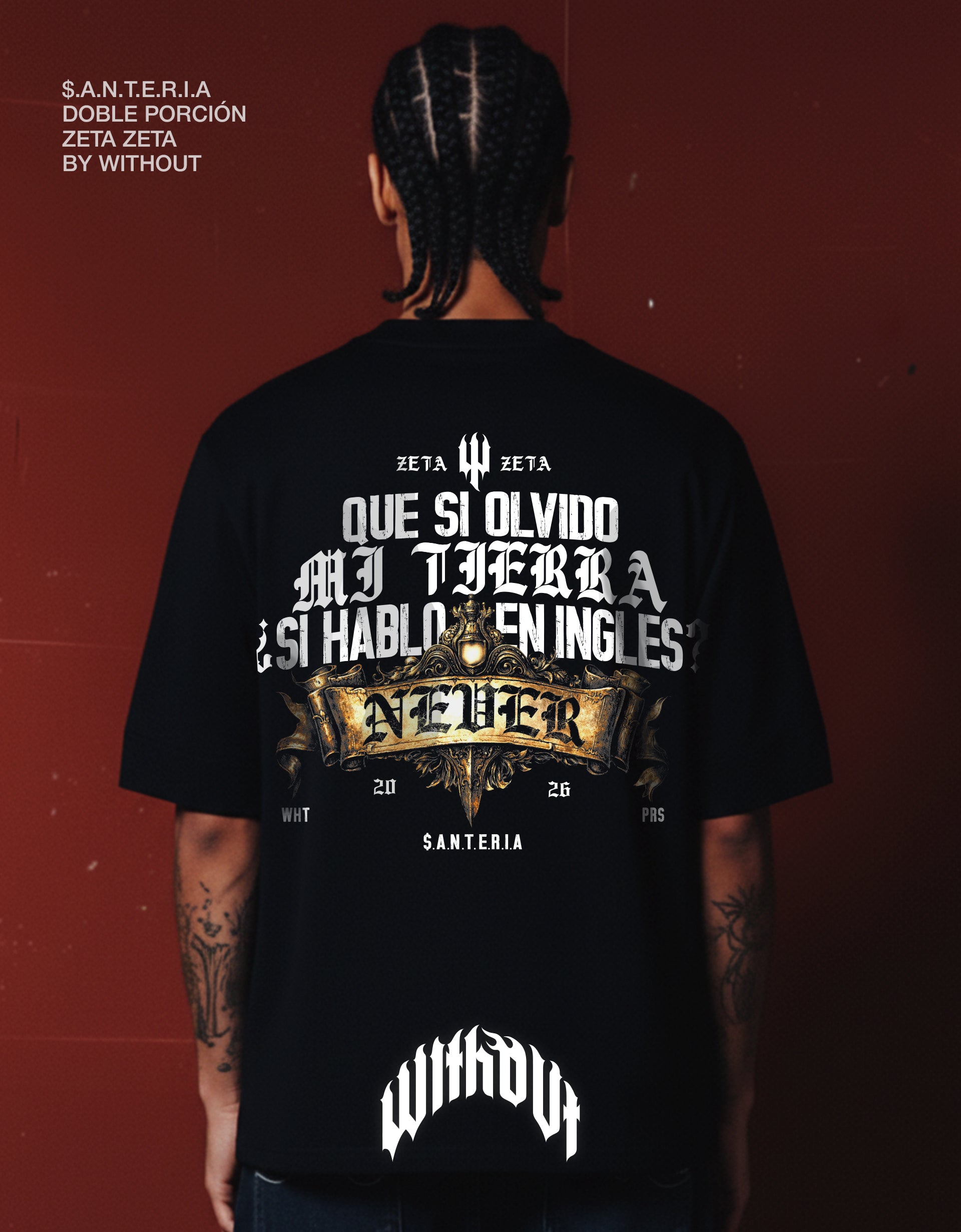 Camiseta Oversize Santeria | Doble Porción