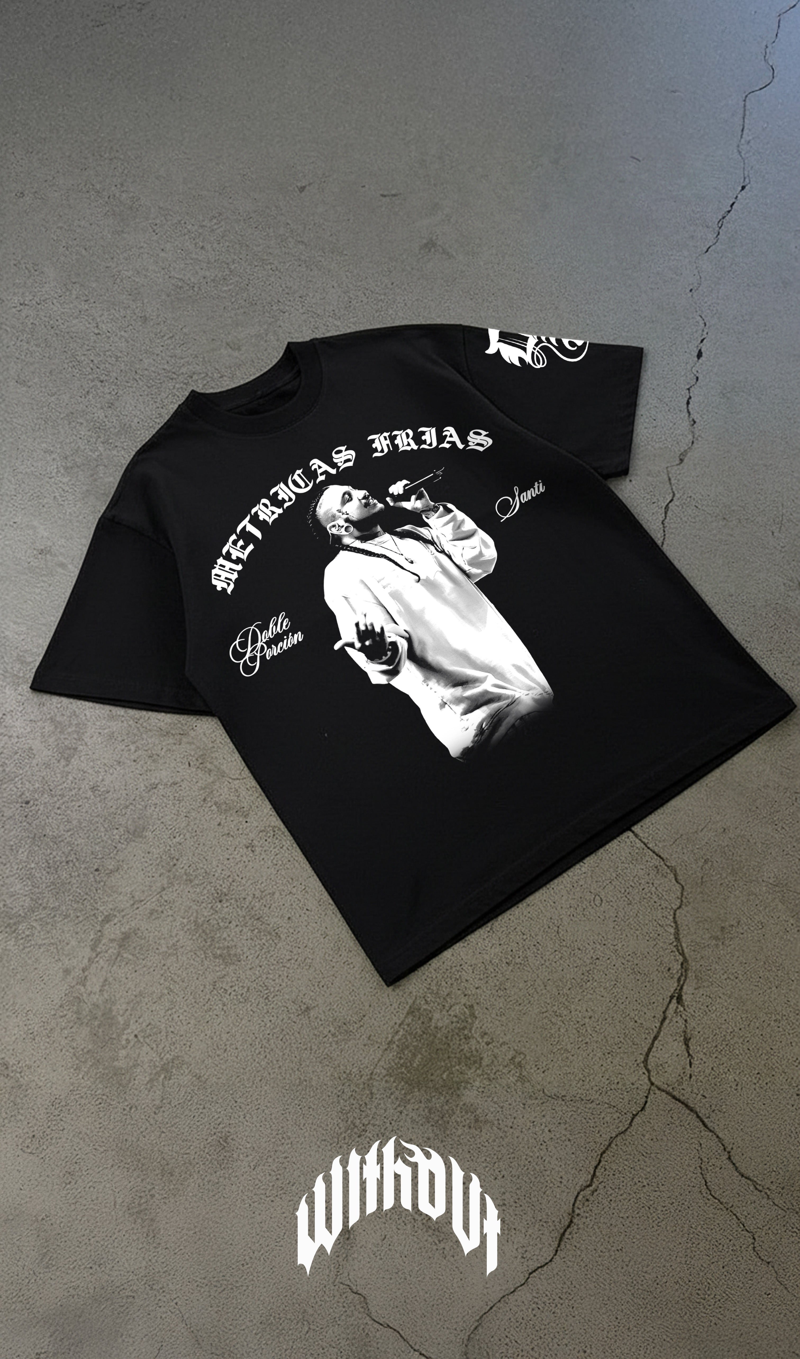Camiseta Oversize Métricas Frías