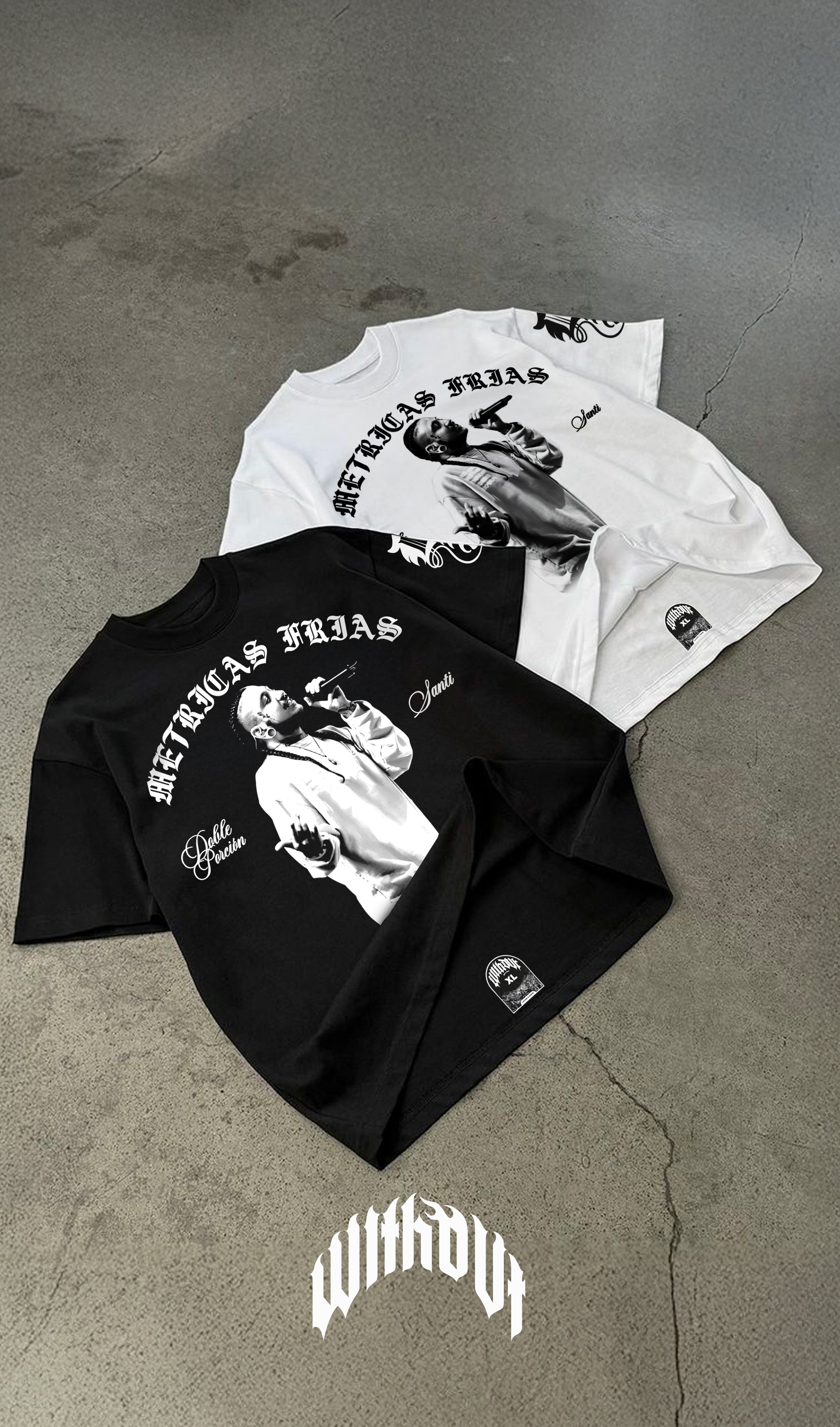 Camiseta Oversize Métricas Frías