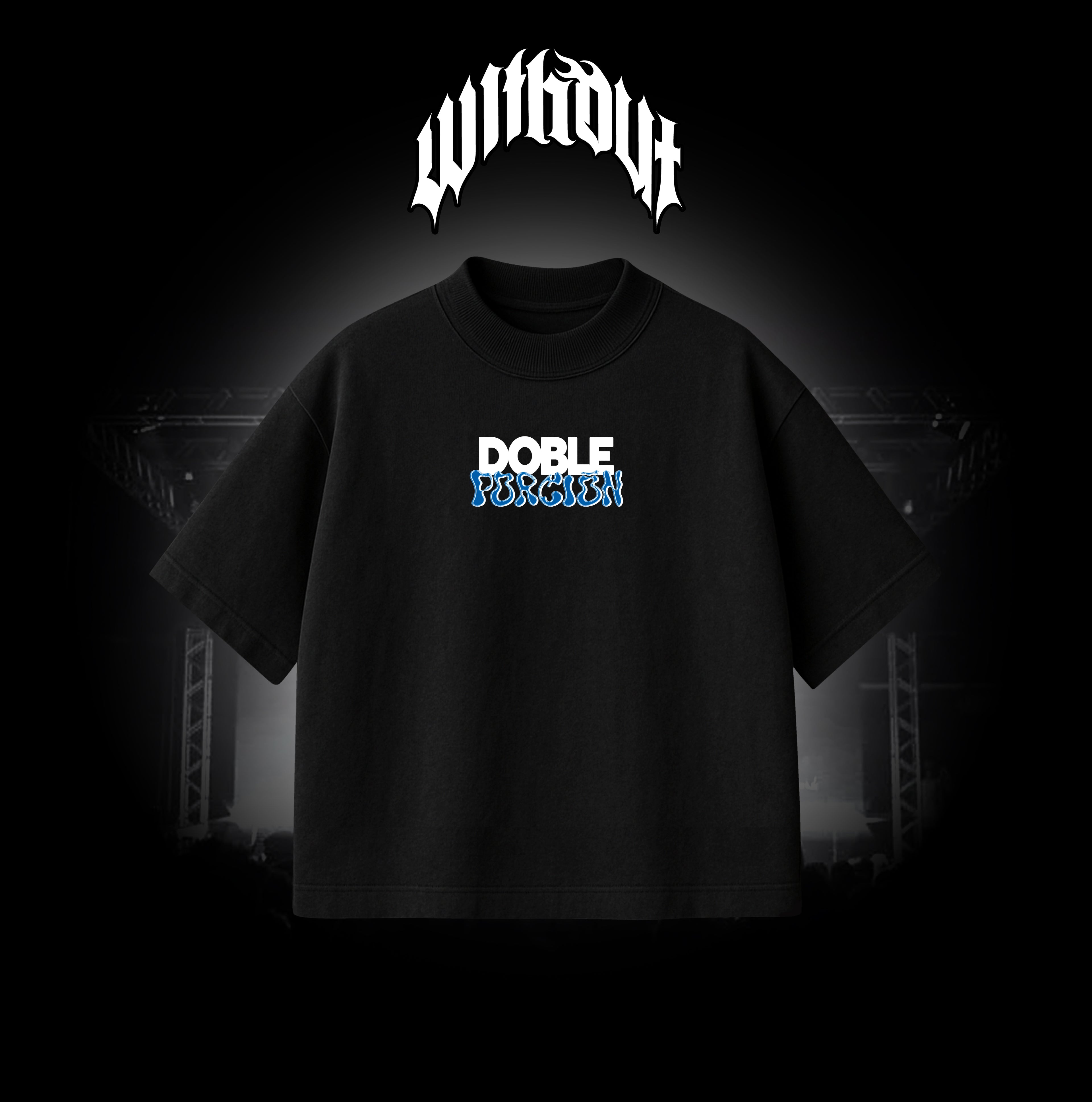 Camiseta Oversize Tren a vapor | Doble Porción