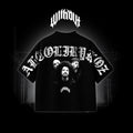Camiseta Oversize Alcolirykoz Exclusiva Negra
