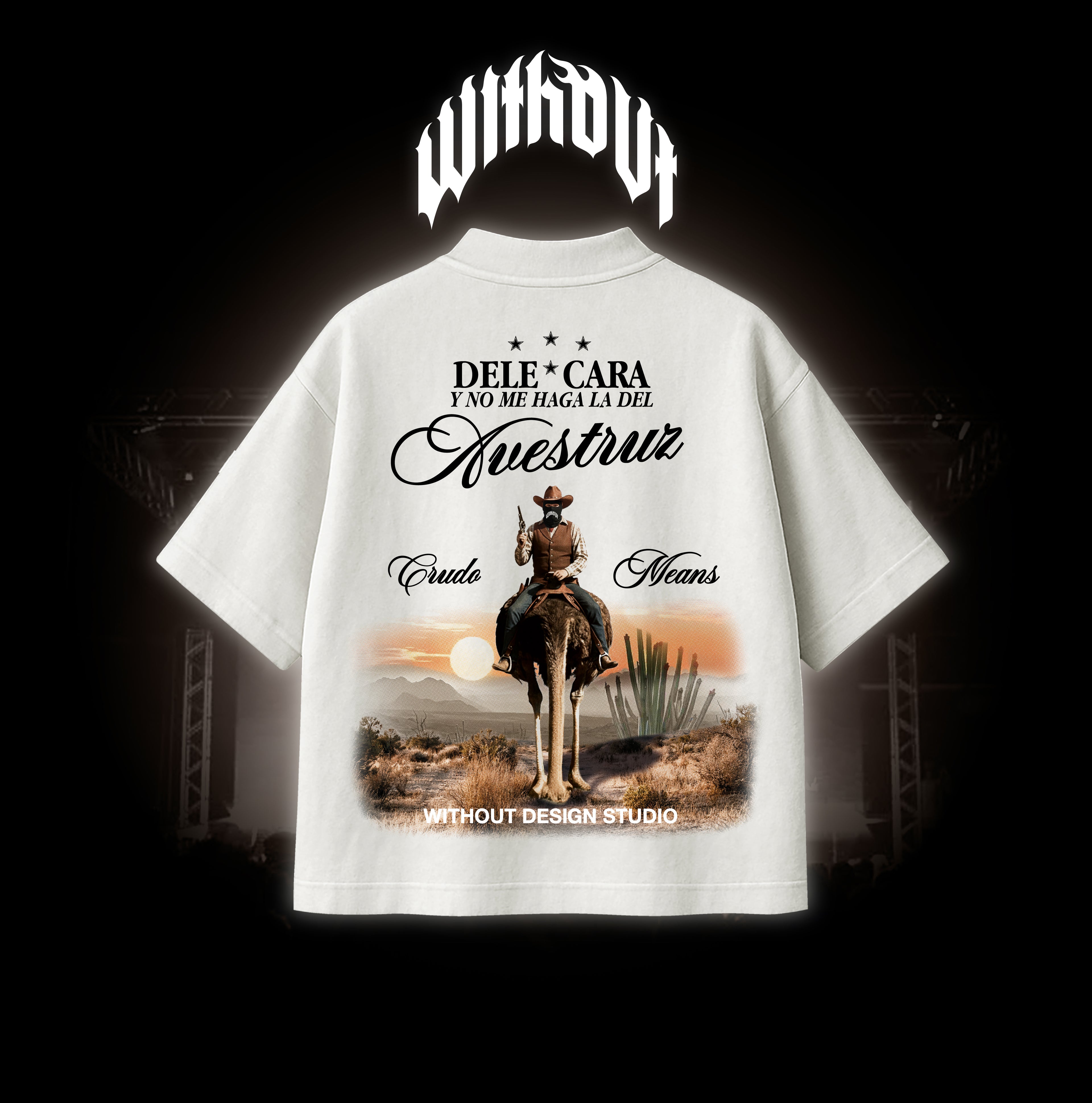 Camiseta Oversize "No Copio" | Crudo Means Raw