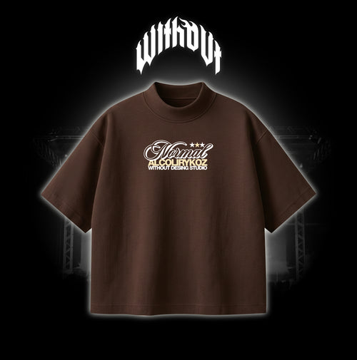Camiseta Oversize Az "Normal" | Marron