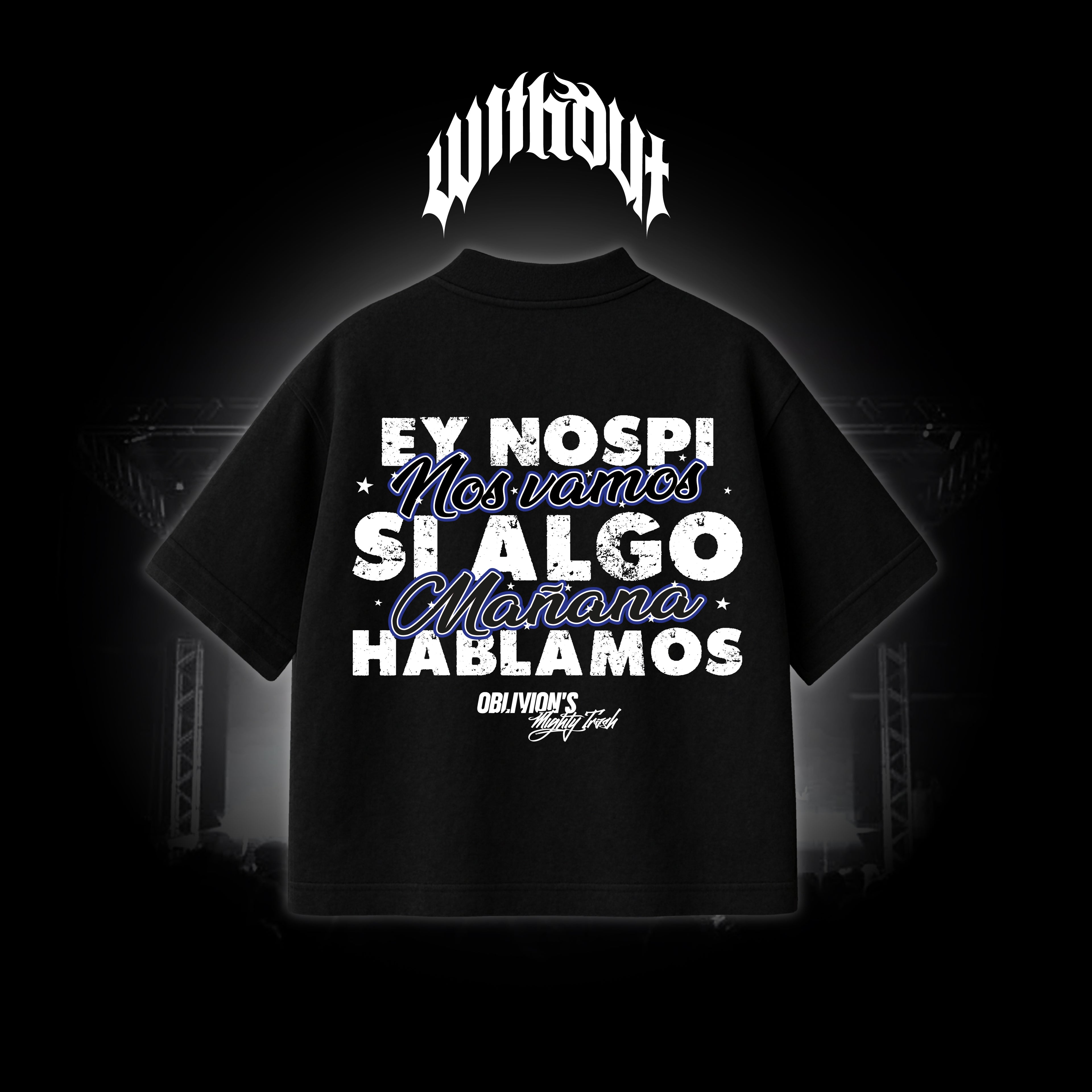 Camiseta Oversize Ey Nospi | Oblivion´s