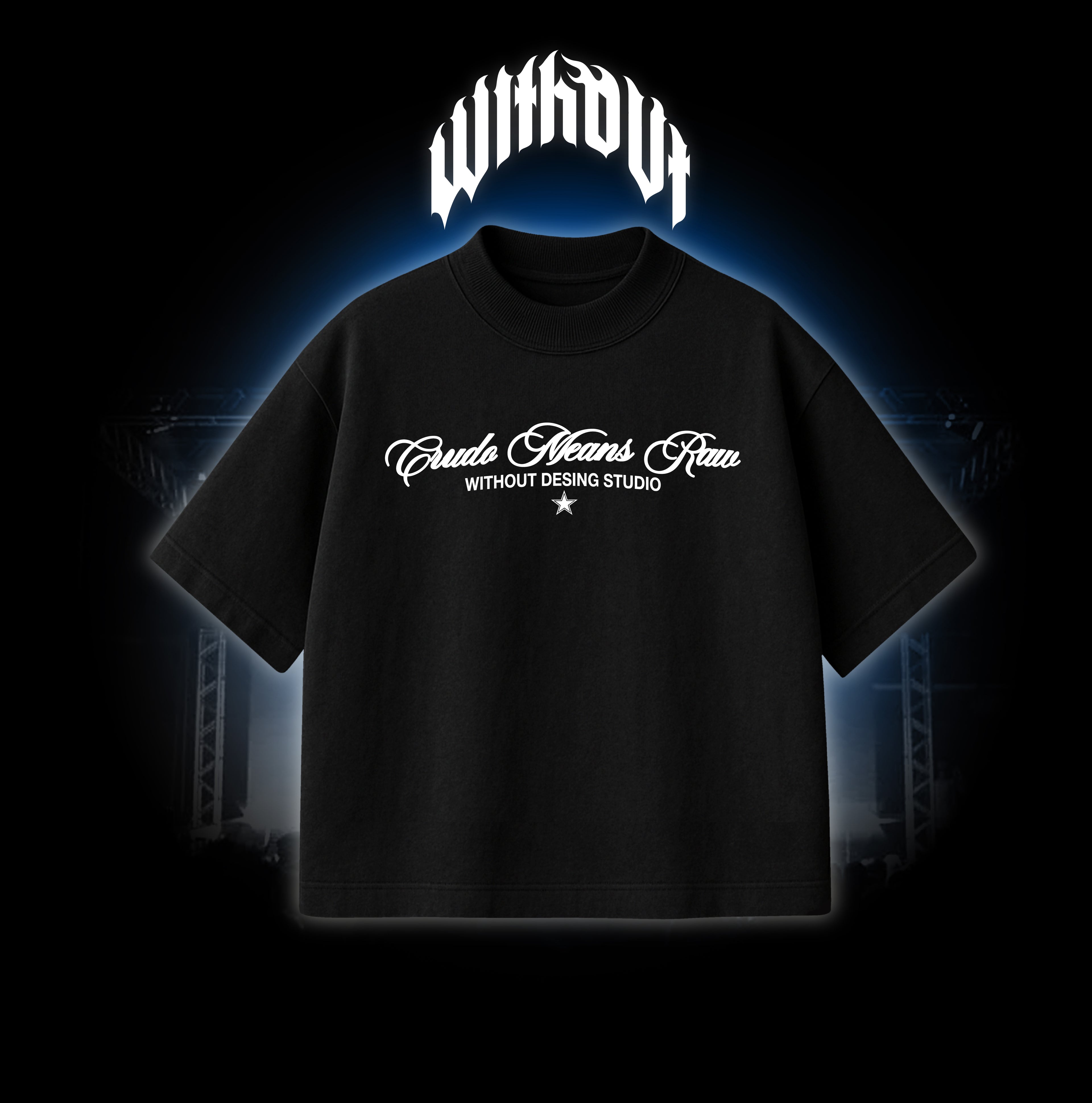 Camiseta Oversize "No Copio" | Crudo Means Raw