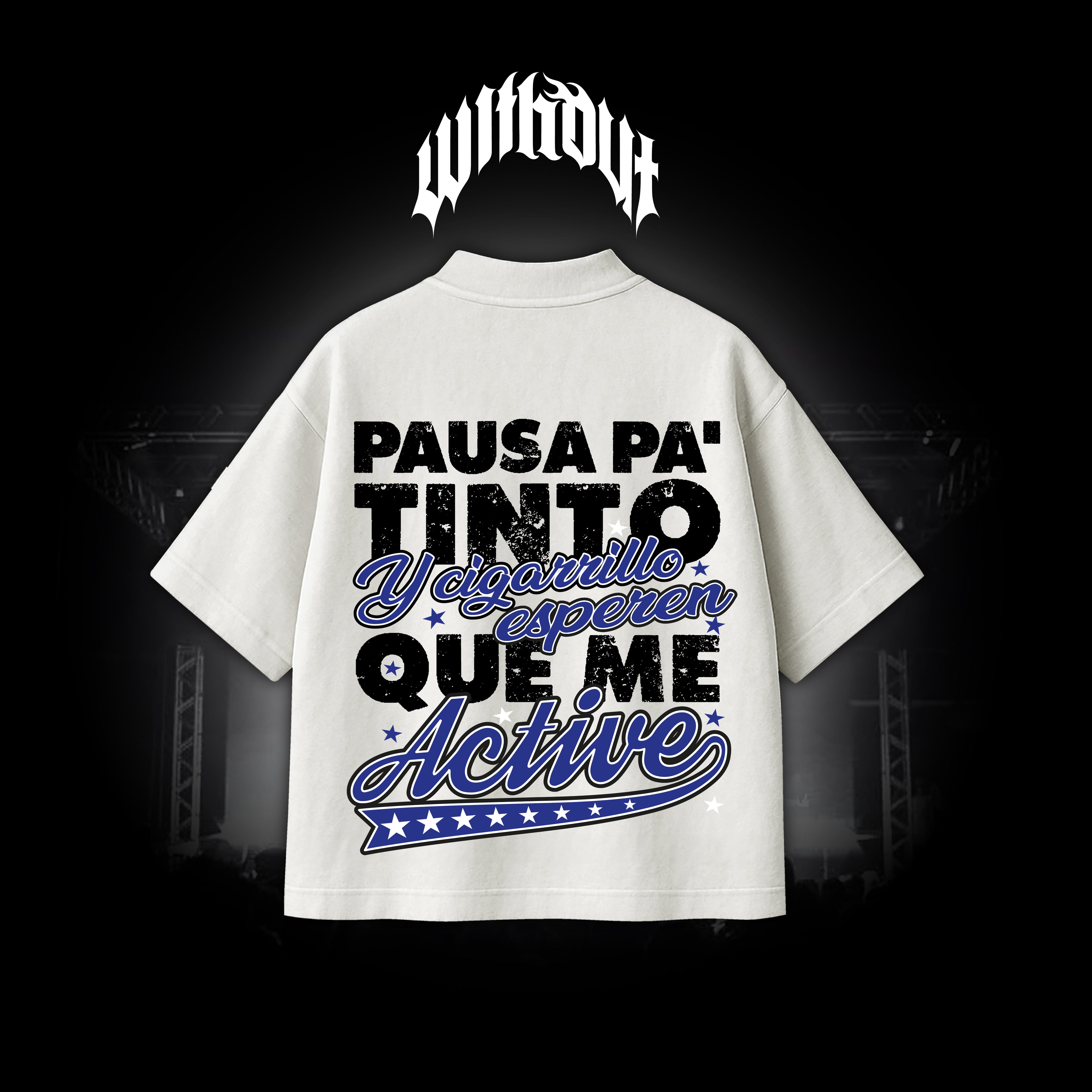 Camiseta Oversize Pausa Pa Tinto | Oblivion´s