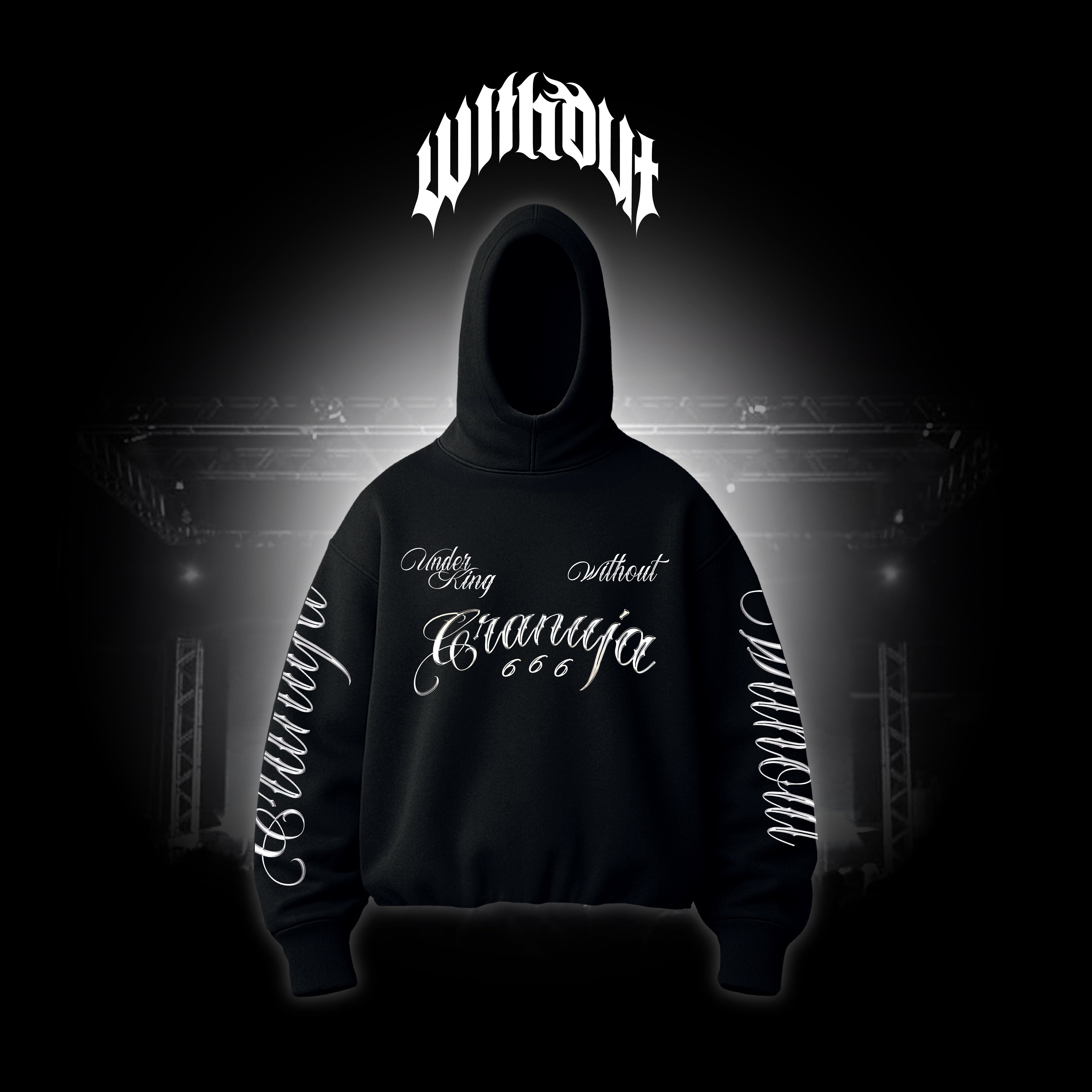 Hoodie Oversize Granuja Exclusivo | Negro