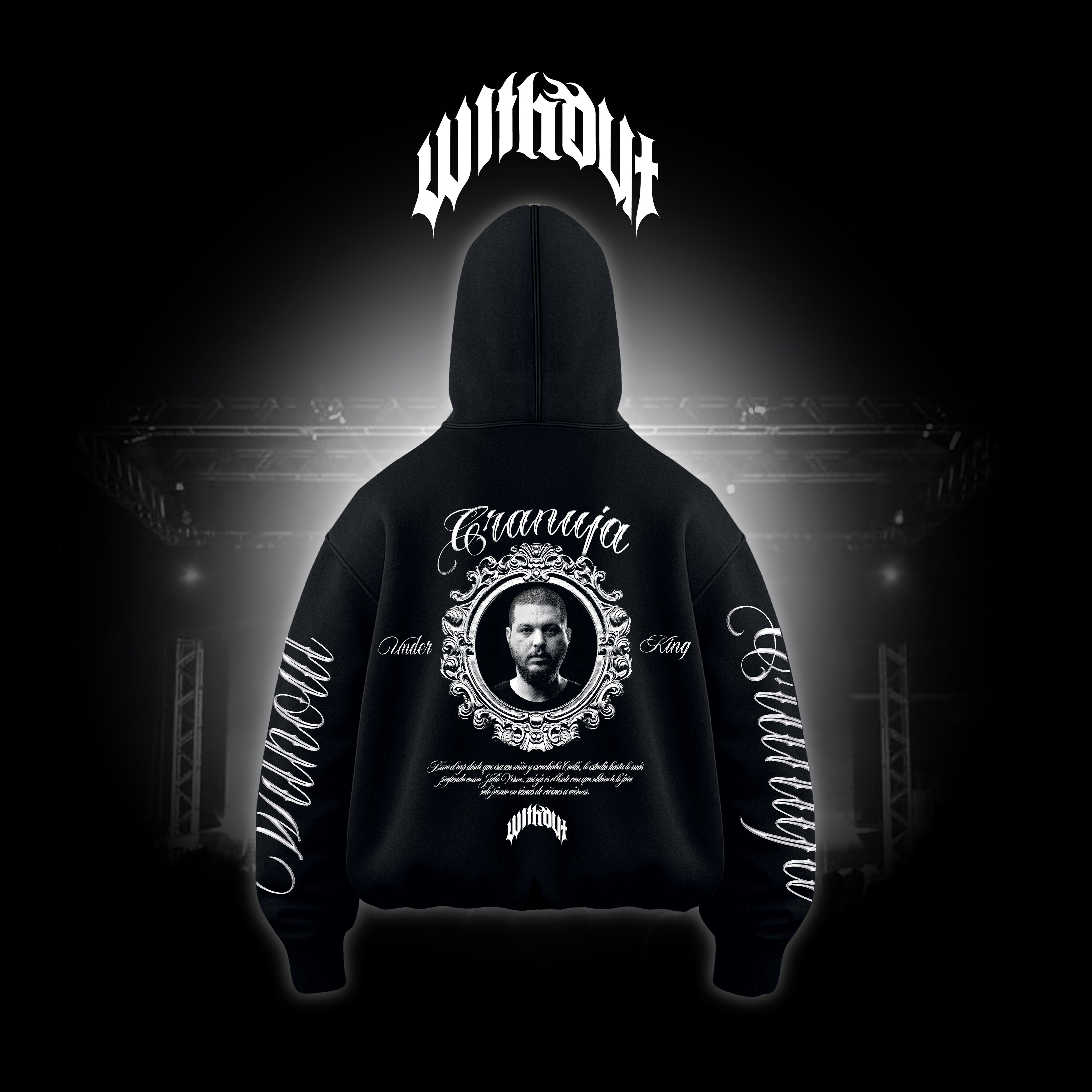 Hoodie Oversize Granuja Exclusivo | Negro