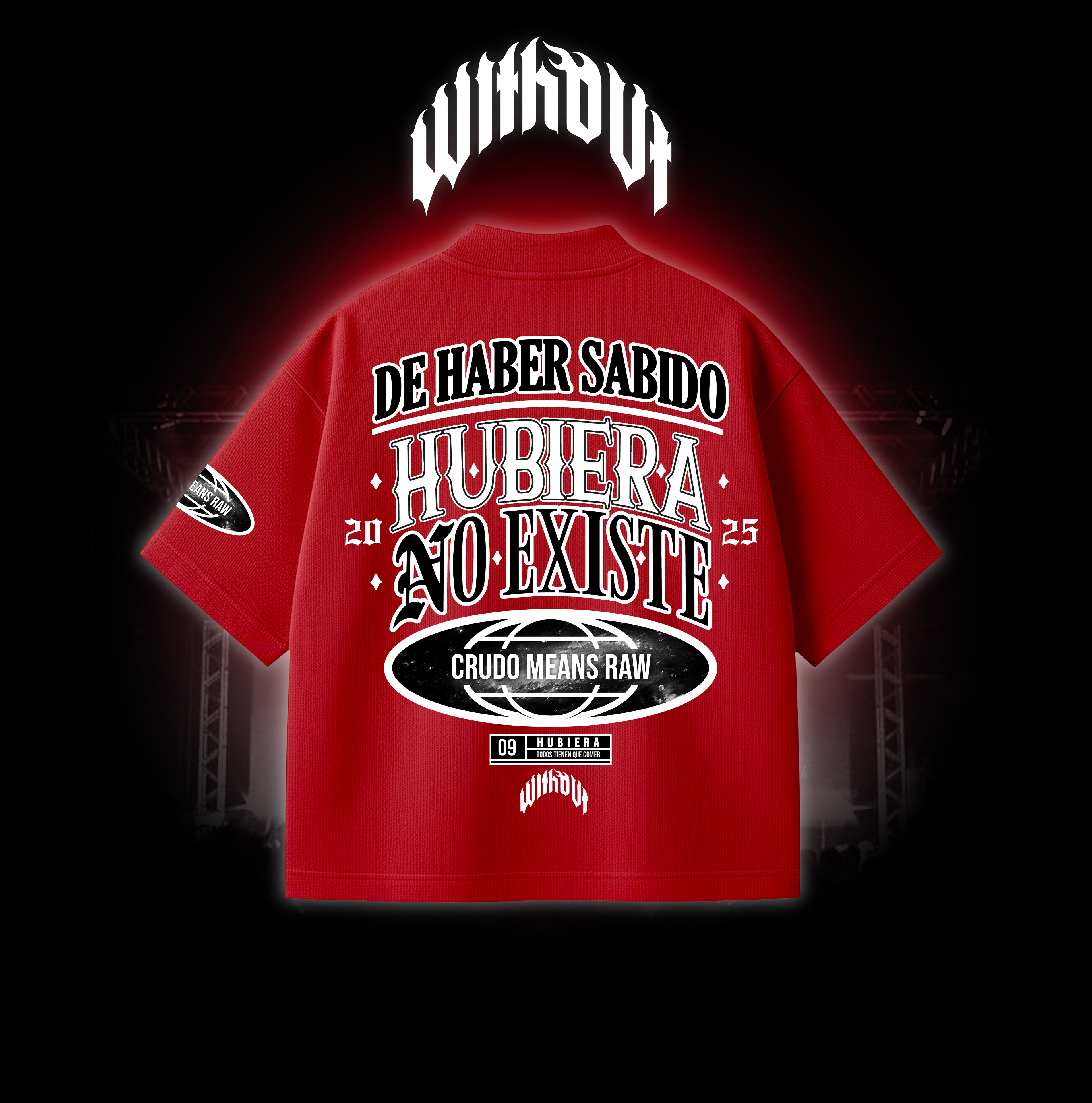 Camiseta Oversize "Hubiera" | Crudo Means Raw