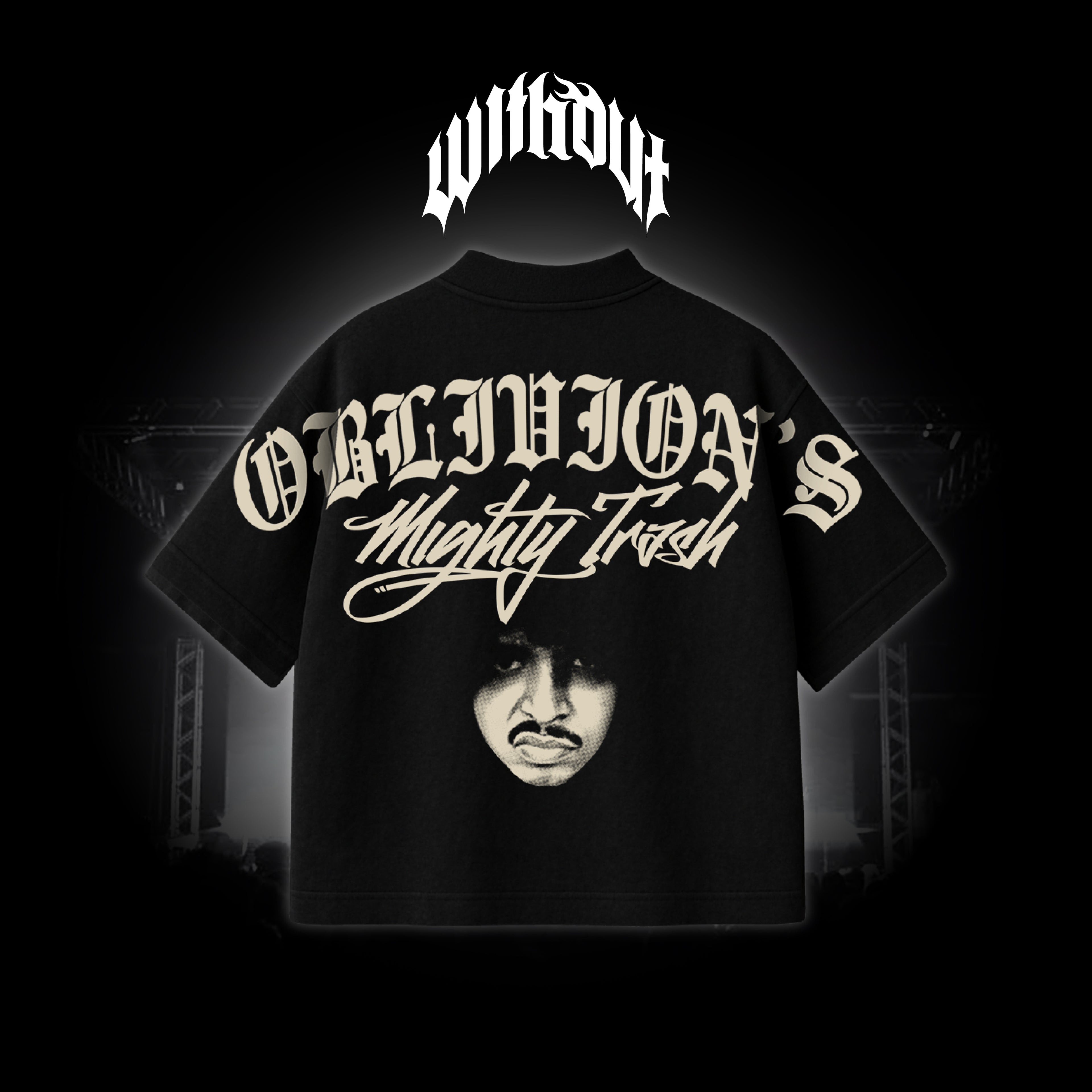 Camiseta Oversize Oblivion's Especial | Negra