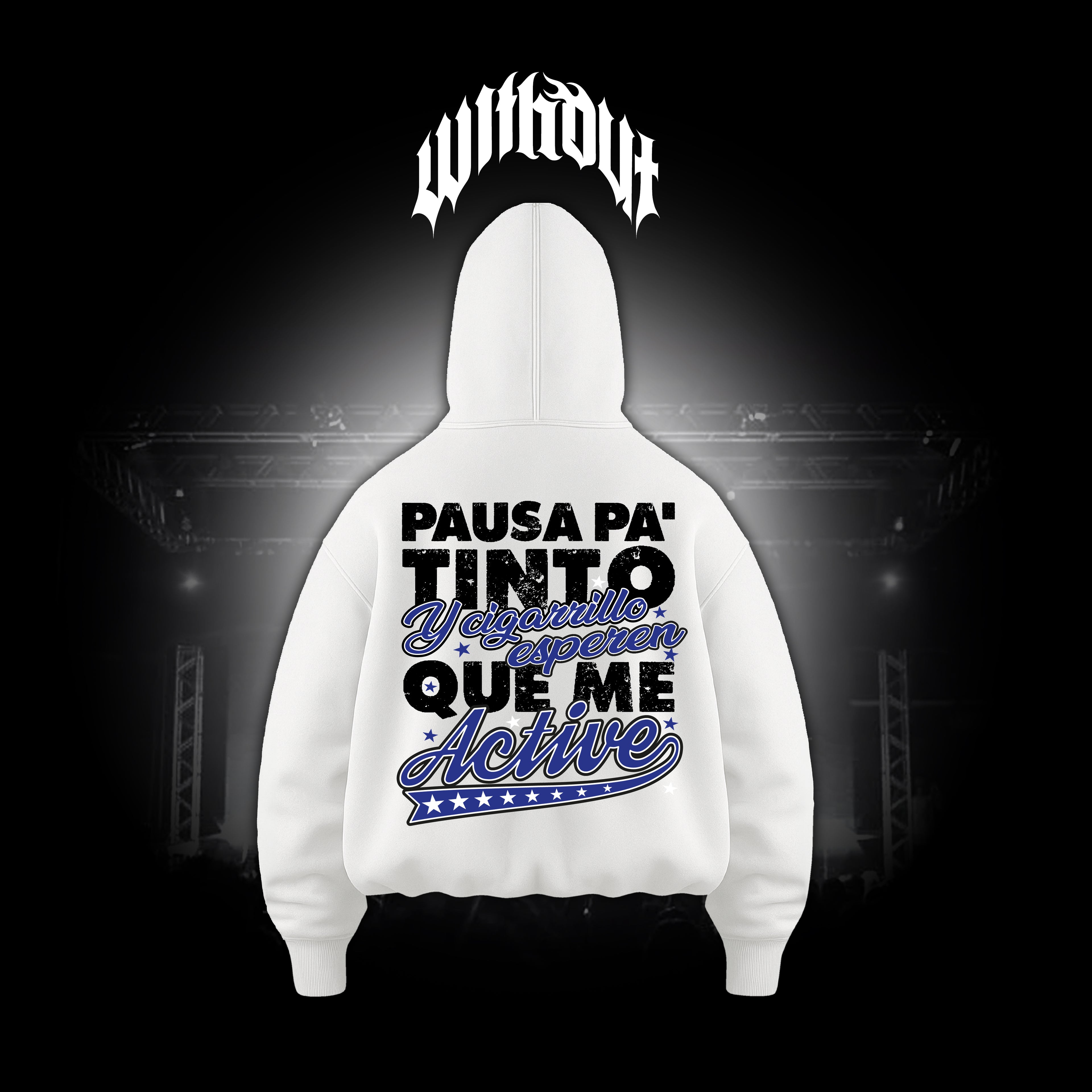 Hoodie Oversize Pausa Pa´ Tinto | Oblivion´s