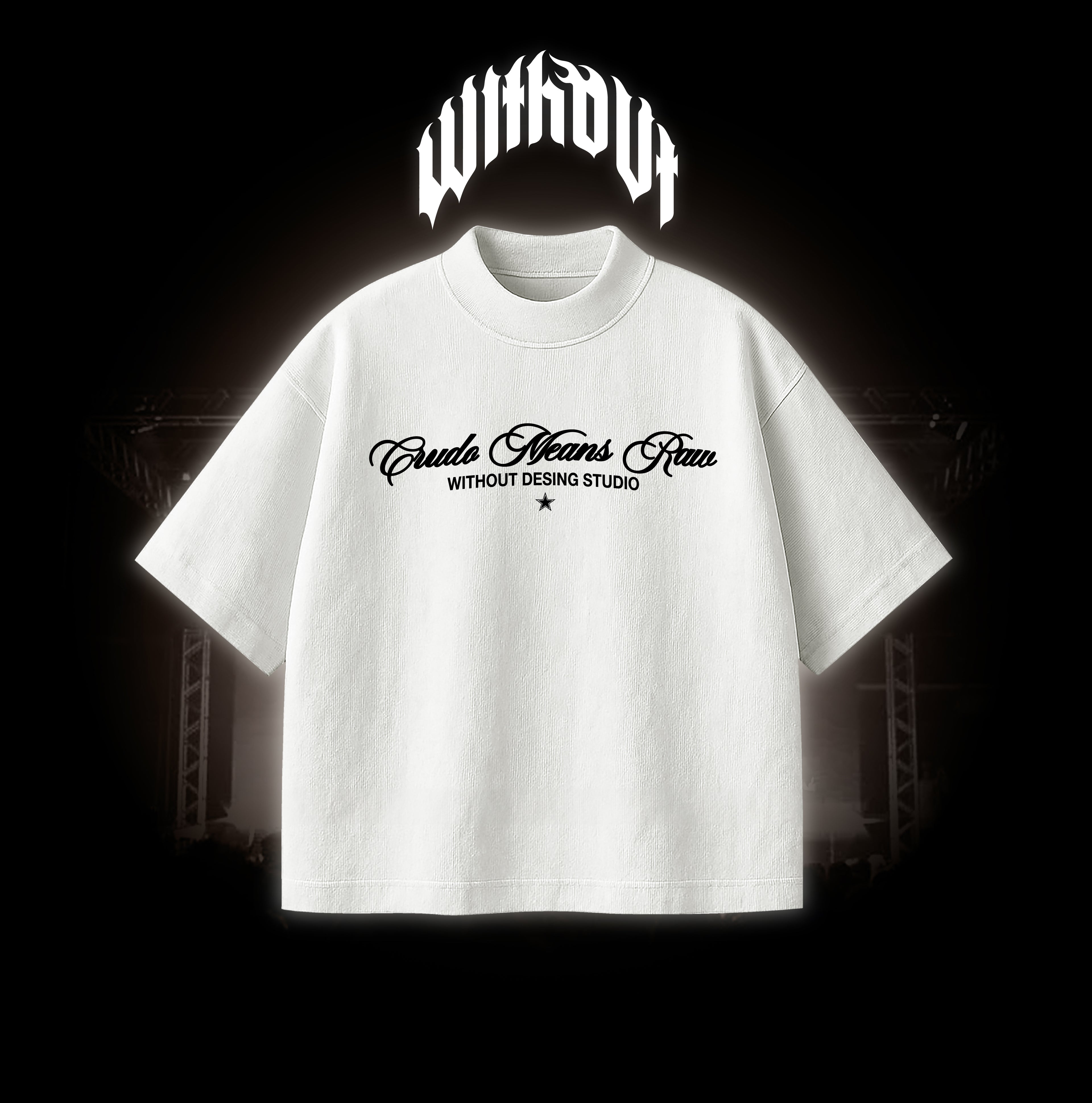 Camiseta Oversize "No Copio" | Crudo Means Raw