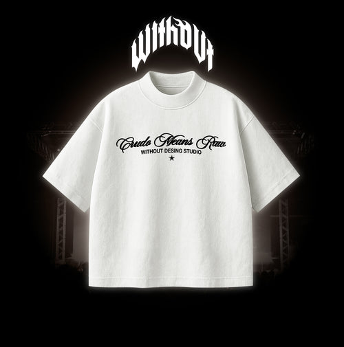 Camiseta Oversize "No Copio" | Crudo Means Raw