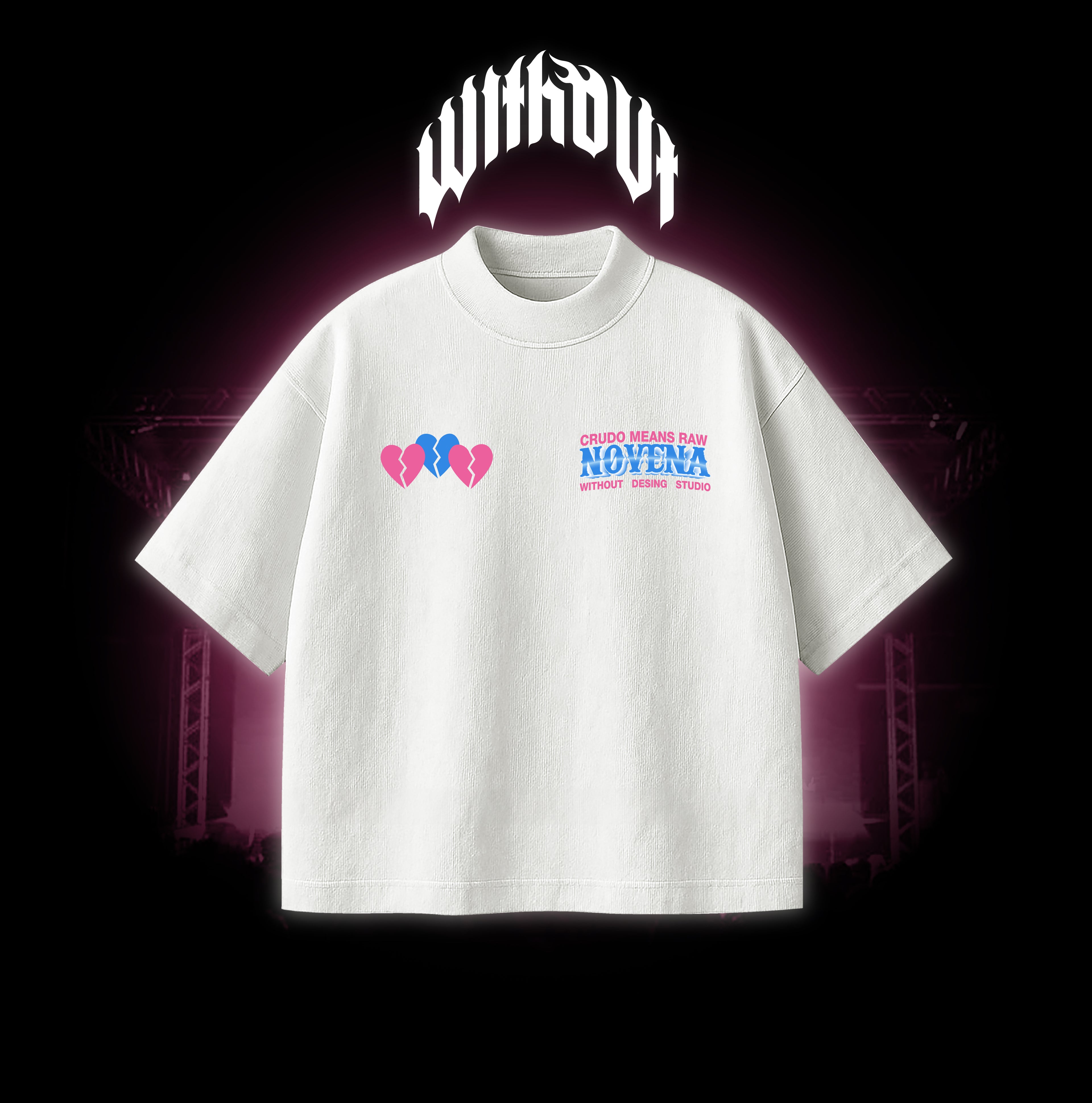 Camiseta Oversize "Novena" | Crudo Means Raw