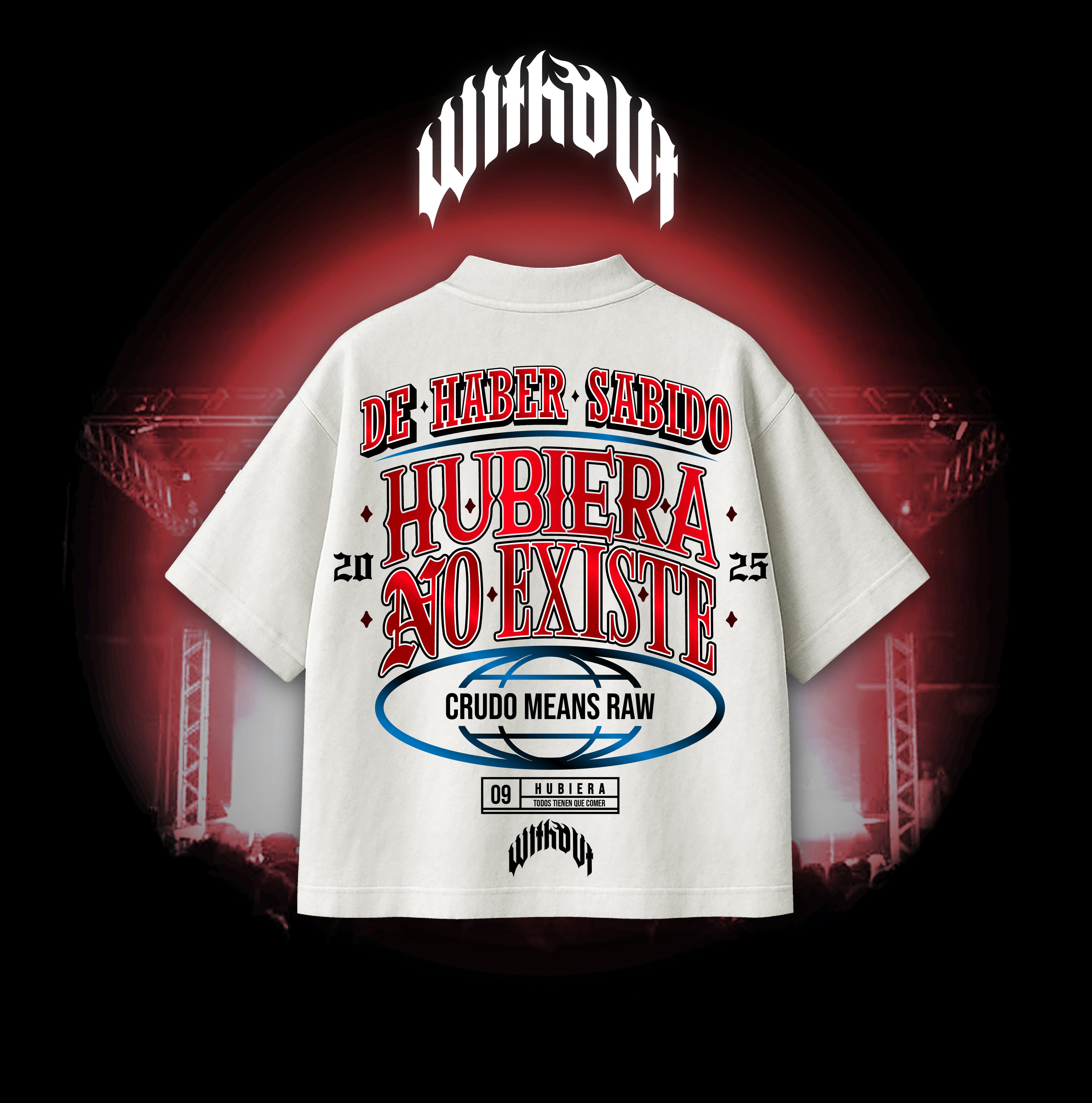 Camiseta Oversize "Hubiera" | Crudo Means Raw