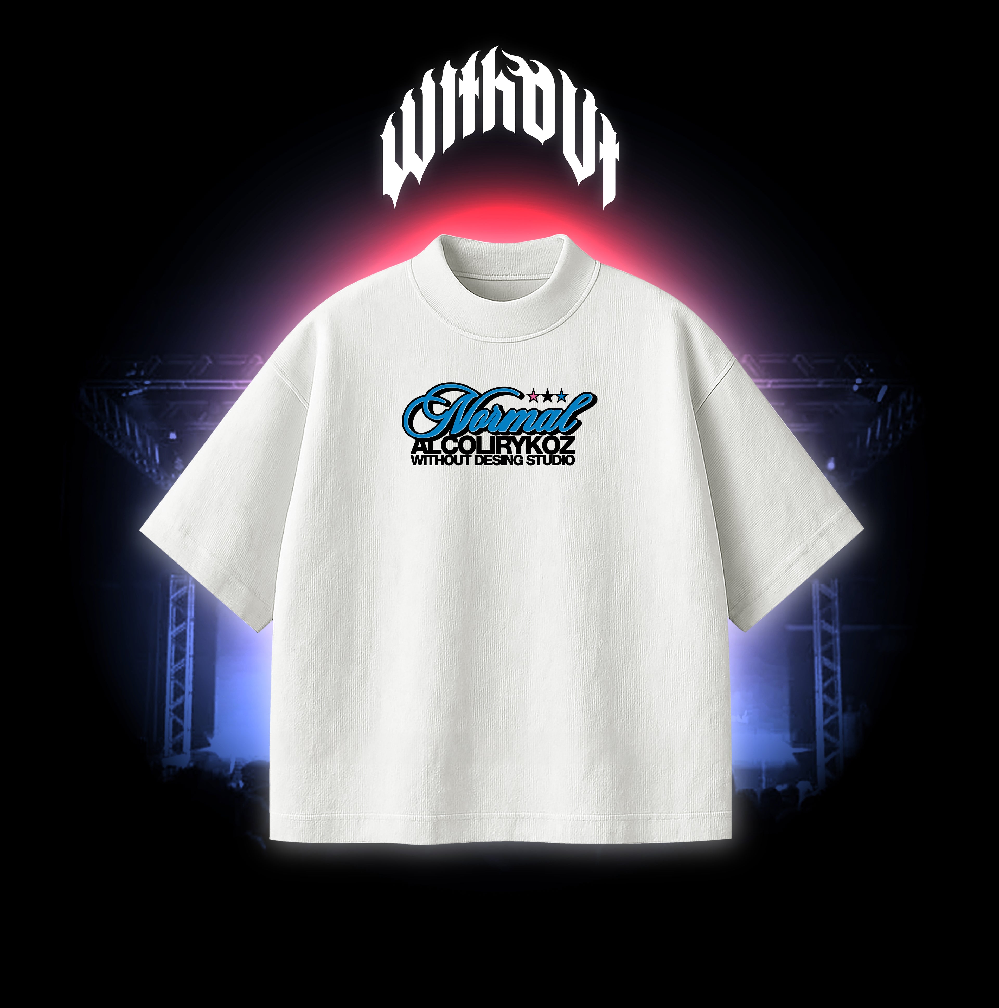 Camiseta Oversize "Normal"| Blanca | Alcolirykoz