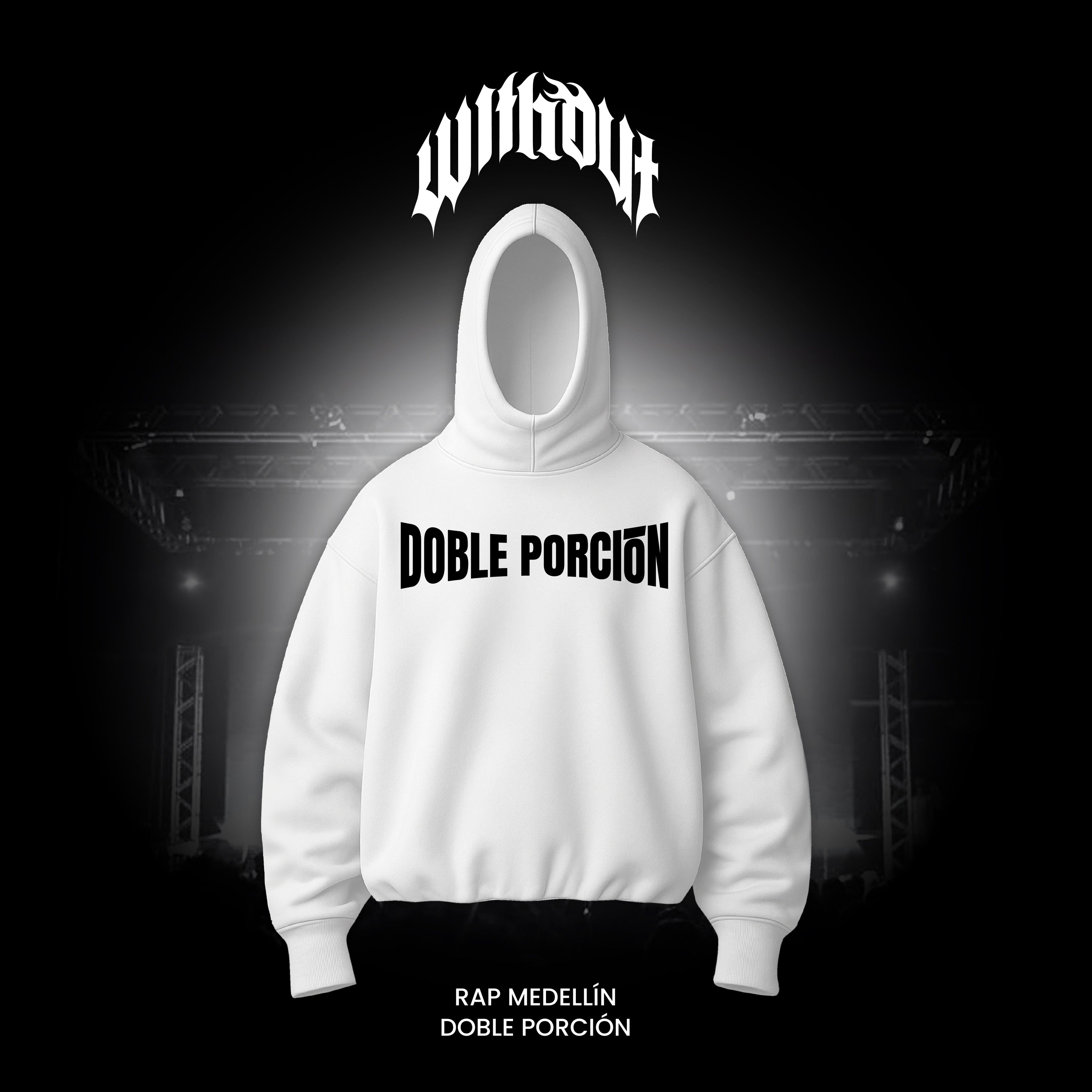 Hoodie Oversize Doble porción Manzanas a la vuelta