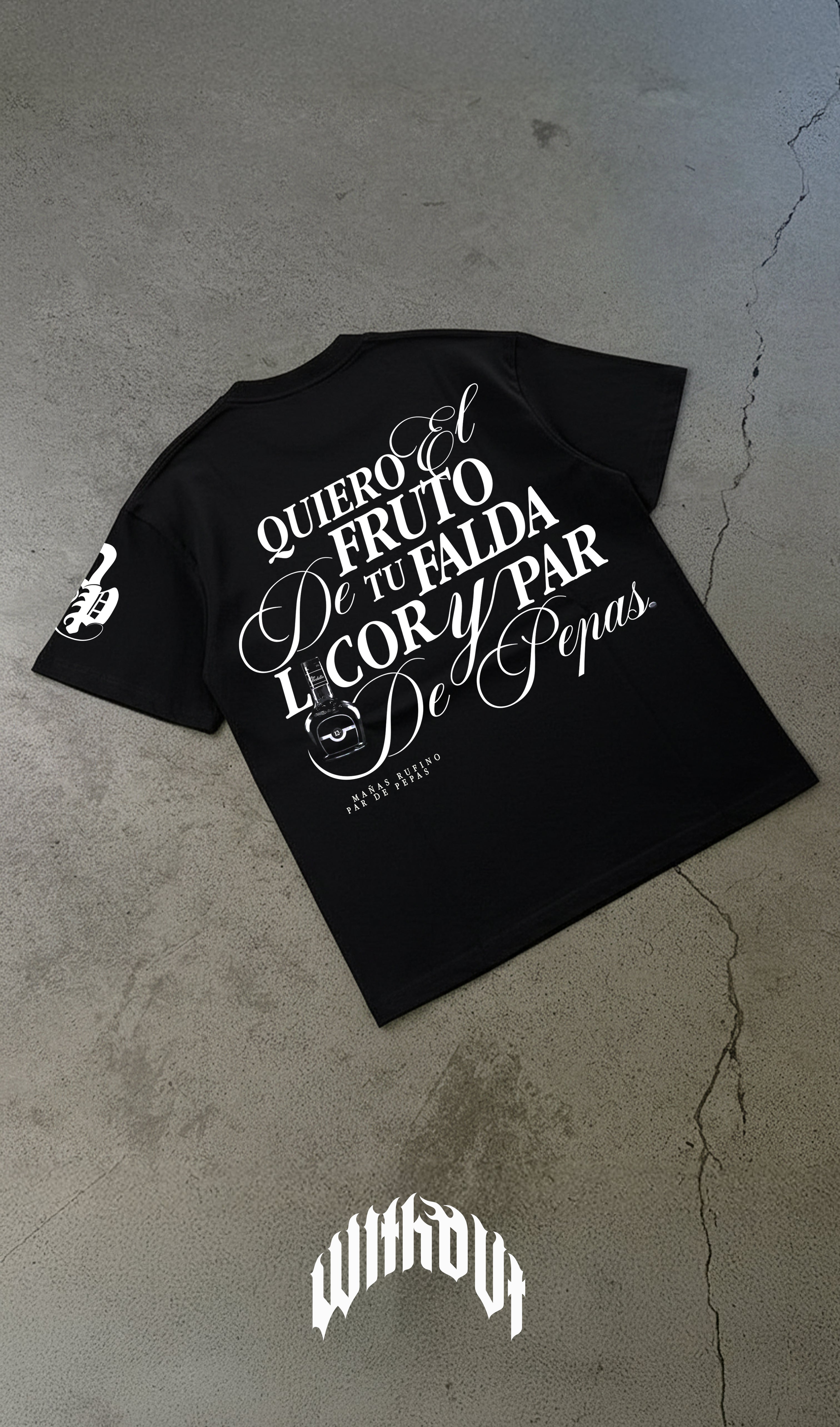 Camiseta Oversize Magia Negra Métricas Frías