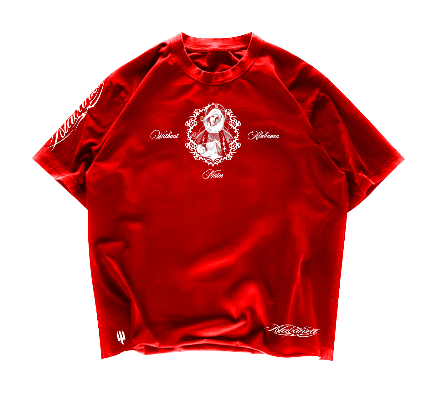 Camiseta Oversize “Matter Vita Gratia” | Roja