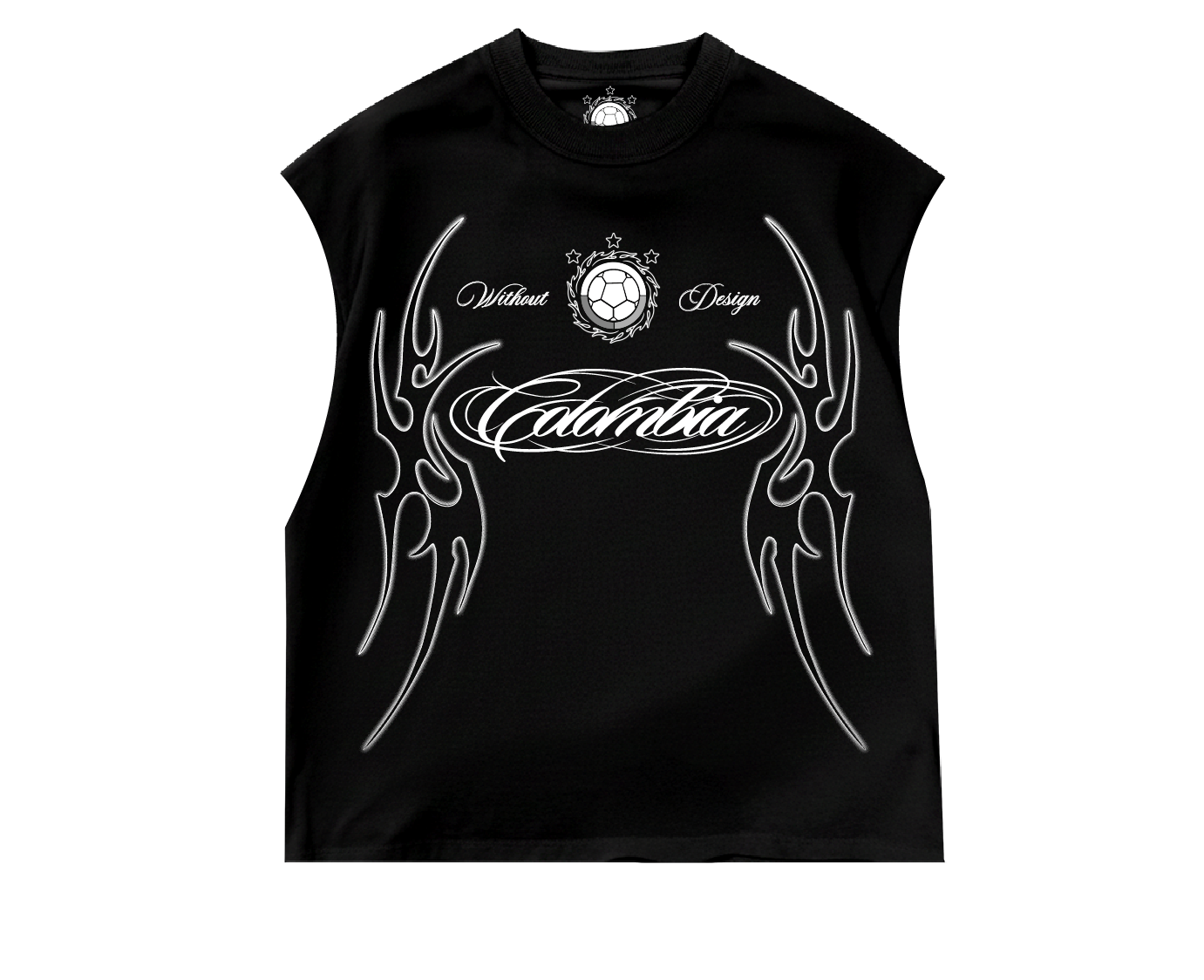 Tank top Oversize | Colombia Tribal | Negro