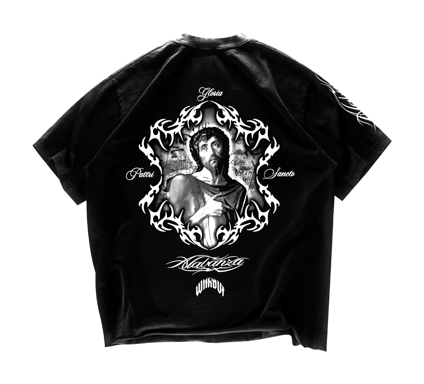 Camiseta Oversize “Gloria Pattri Sacto” | Negra