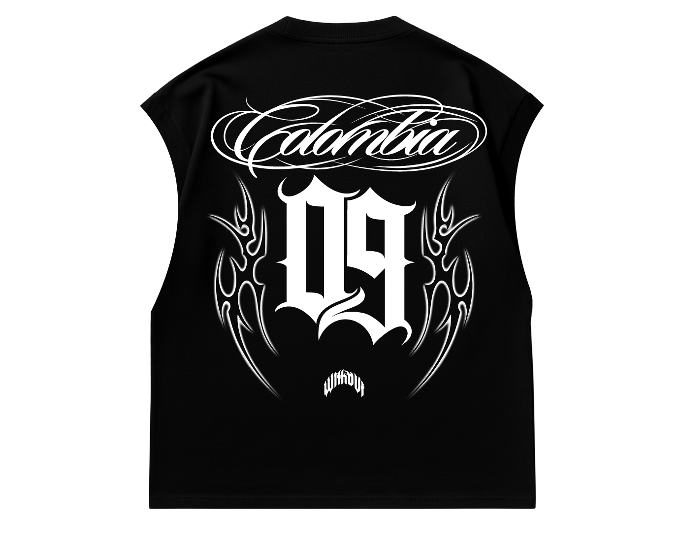 Tank top Oversize | Colombia Tribal | Negro