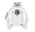 Hoodie Oversize “Gloria Pattri Sacto” | Blanco