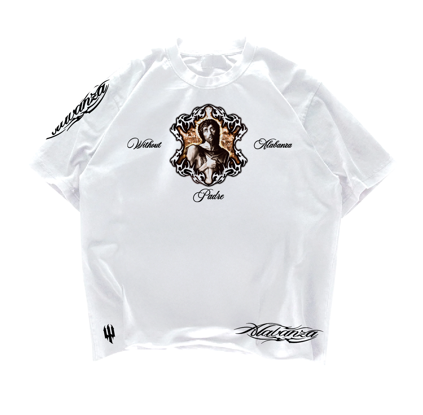 Camiseta Oversize “Gloria Pattri Sacto” | Blanca