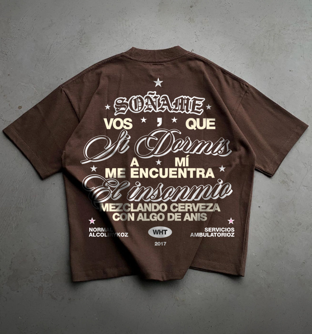 Camiseta Oversize Az "Normal" | Marron