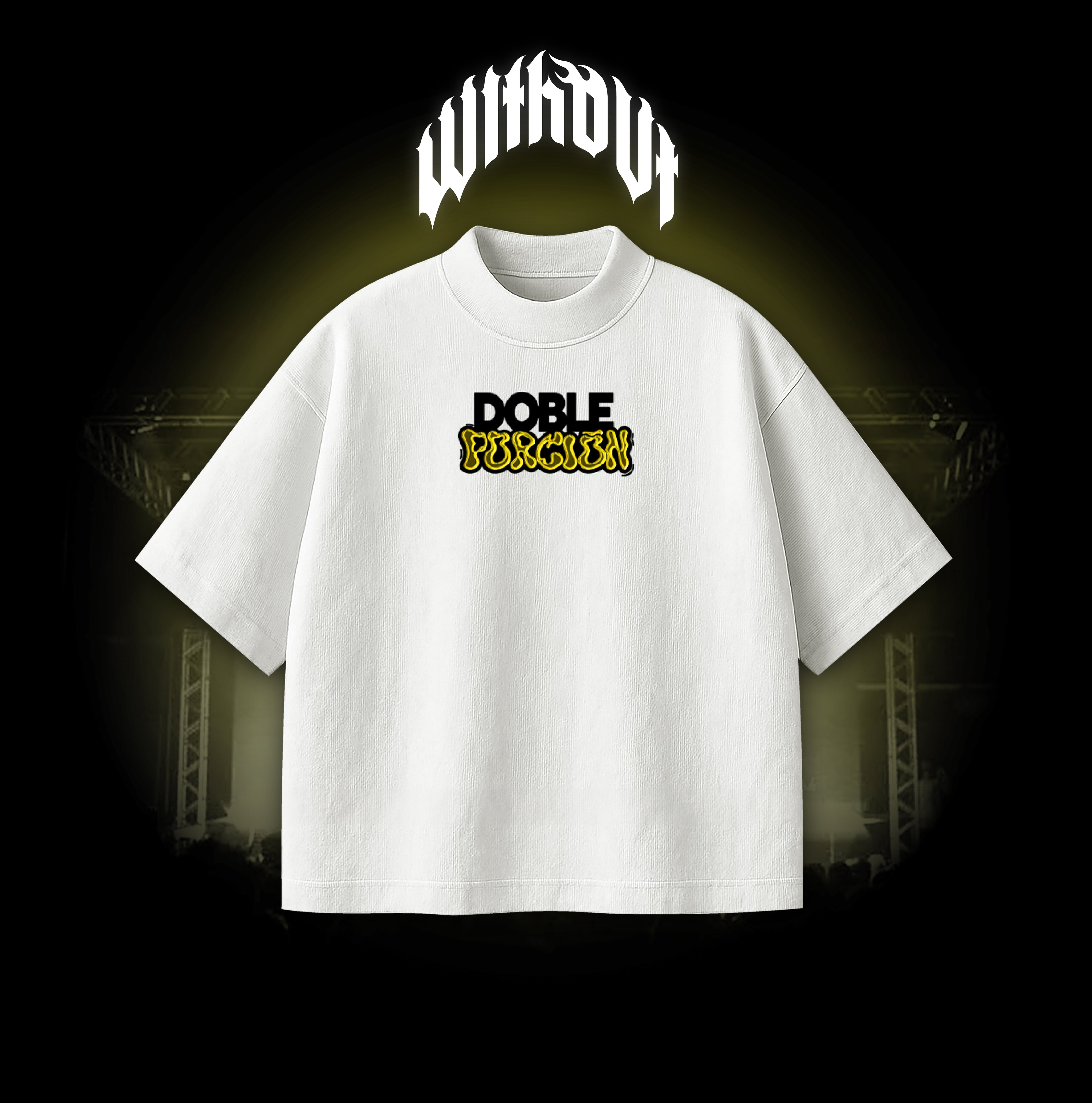 Camiseta Oversize Tren a vapor | Doble Porción