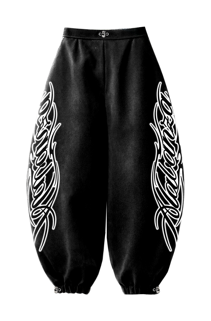 Pantalon Baggy Barrel ALabanza Negro