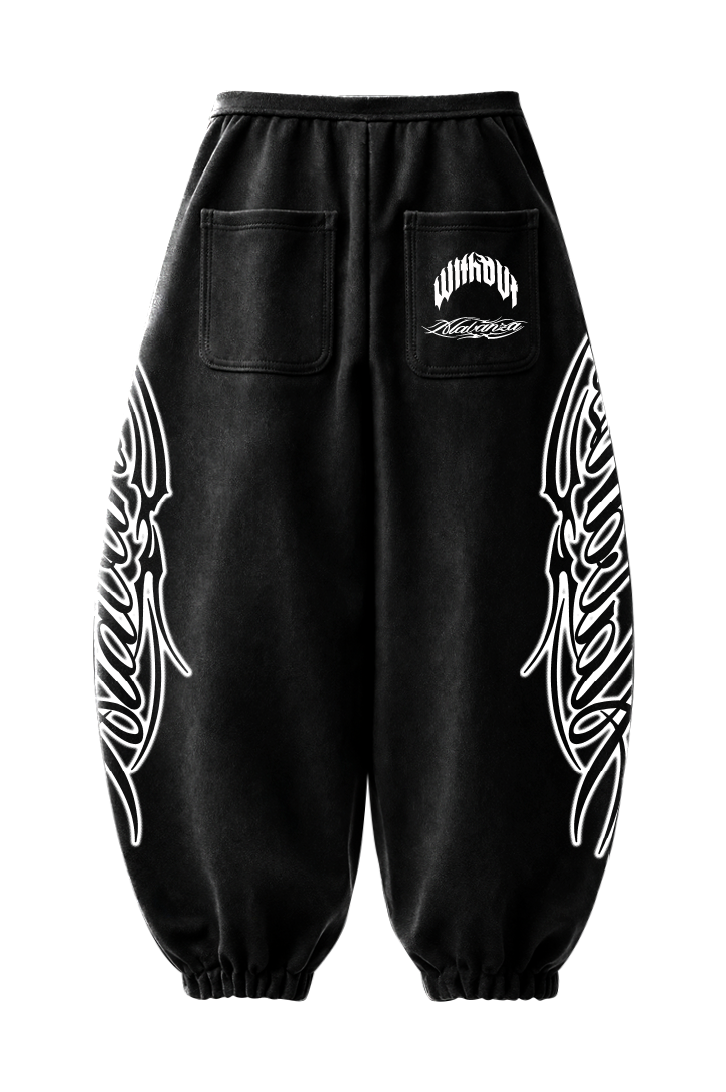 Pantalon Baggy Barrel ALabanza Negro