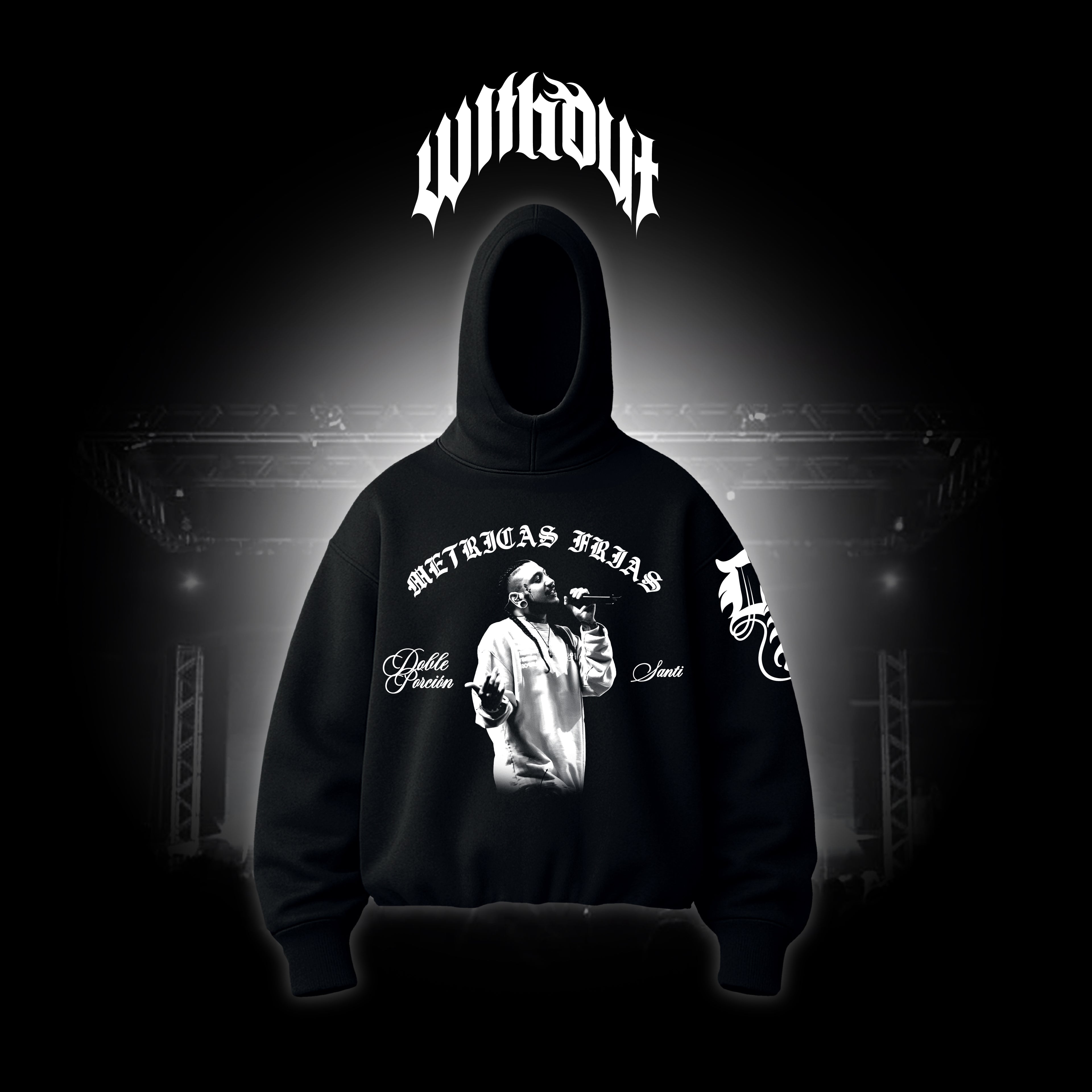 Hoodie Oversize Métricas Frias