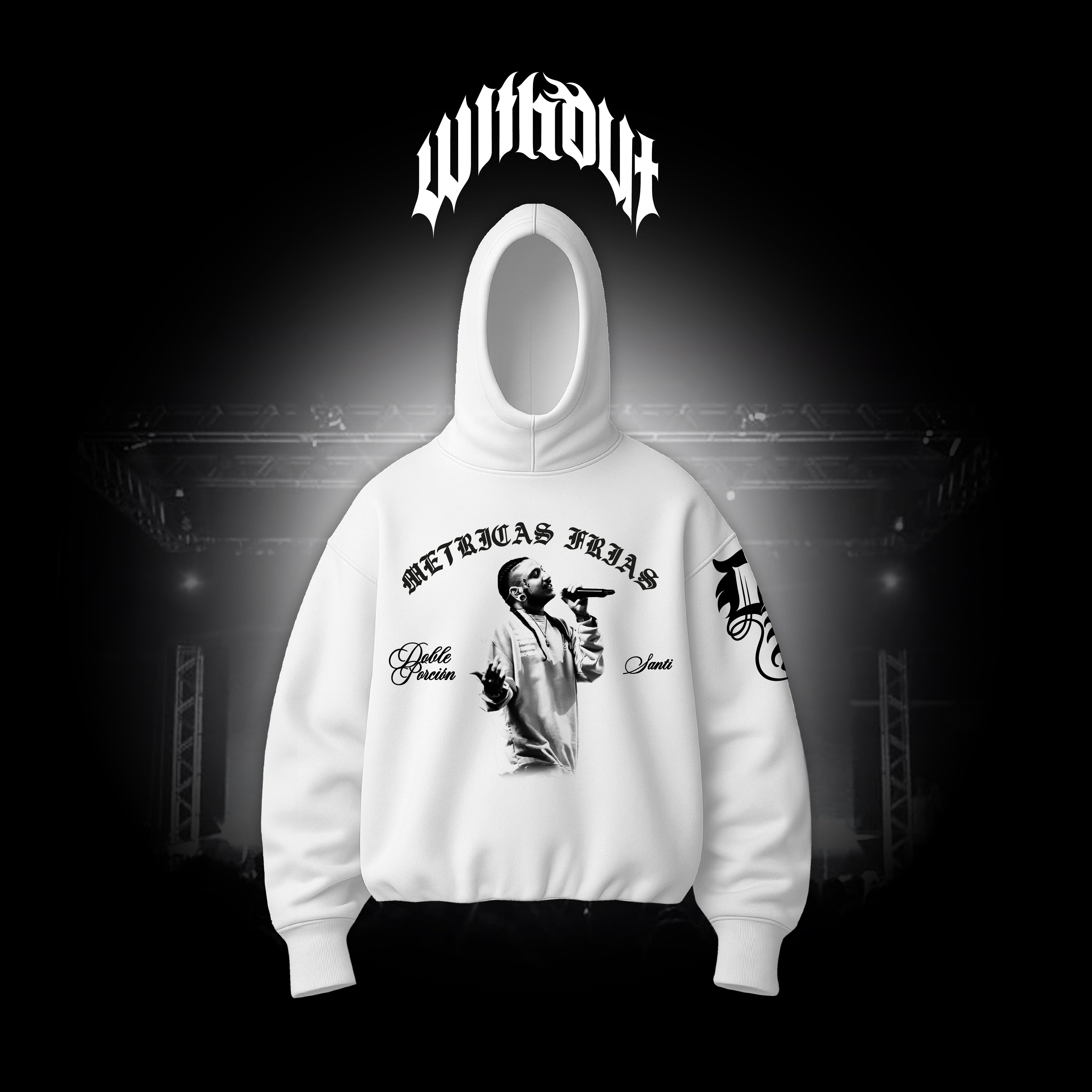 Hoodie Oversize Métricas Frias