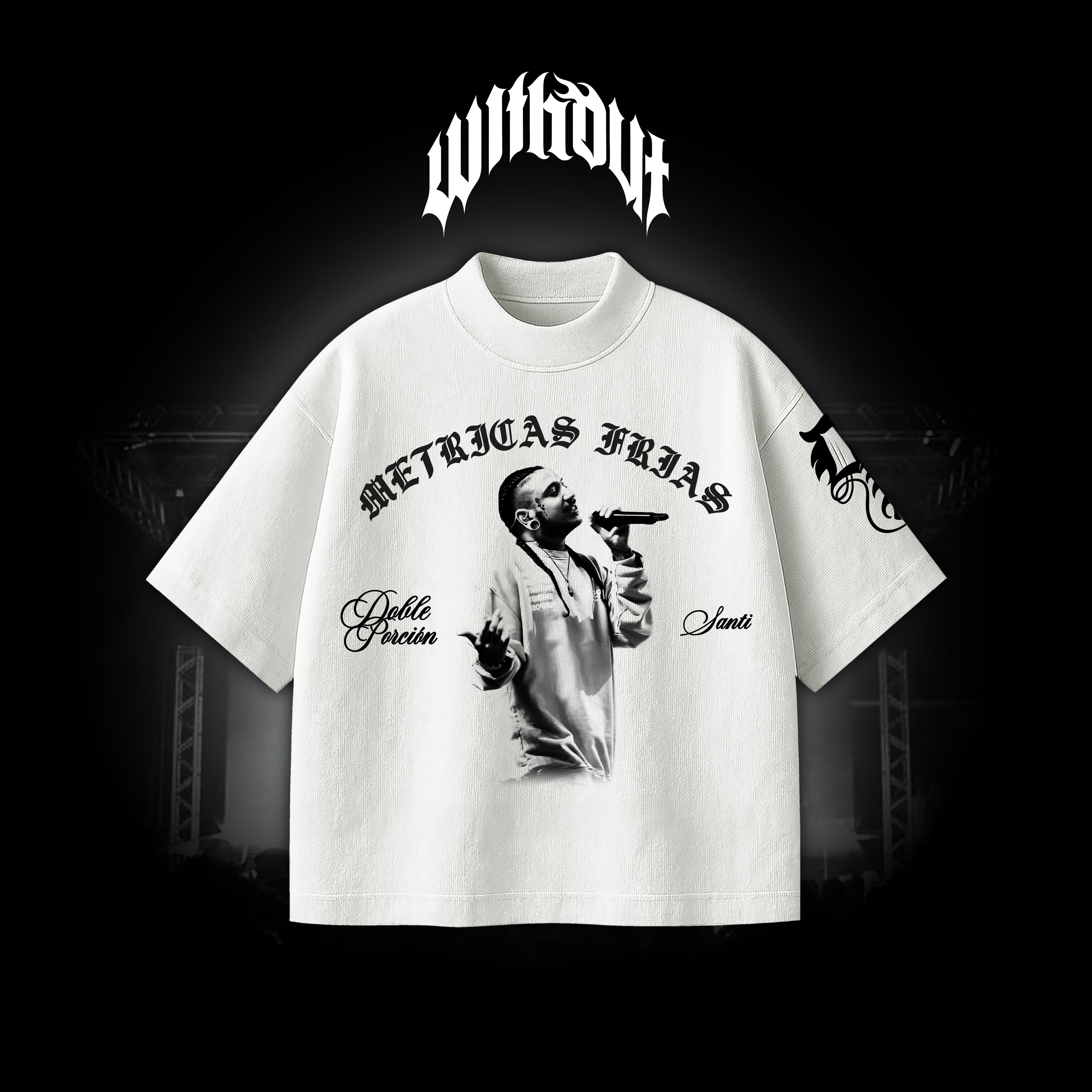 Camiseta Oversize Métricas Frías
