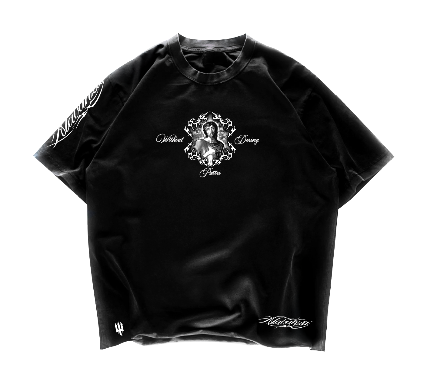 Camiseta Oversize “Gloria Pattri Sacto” | Negra