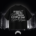 Camiseta Oversize Par De Pepas | Negra