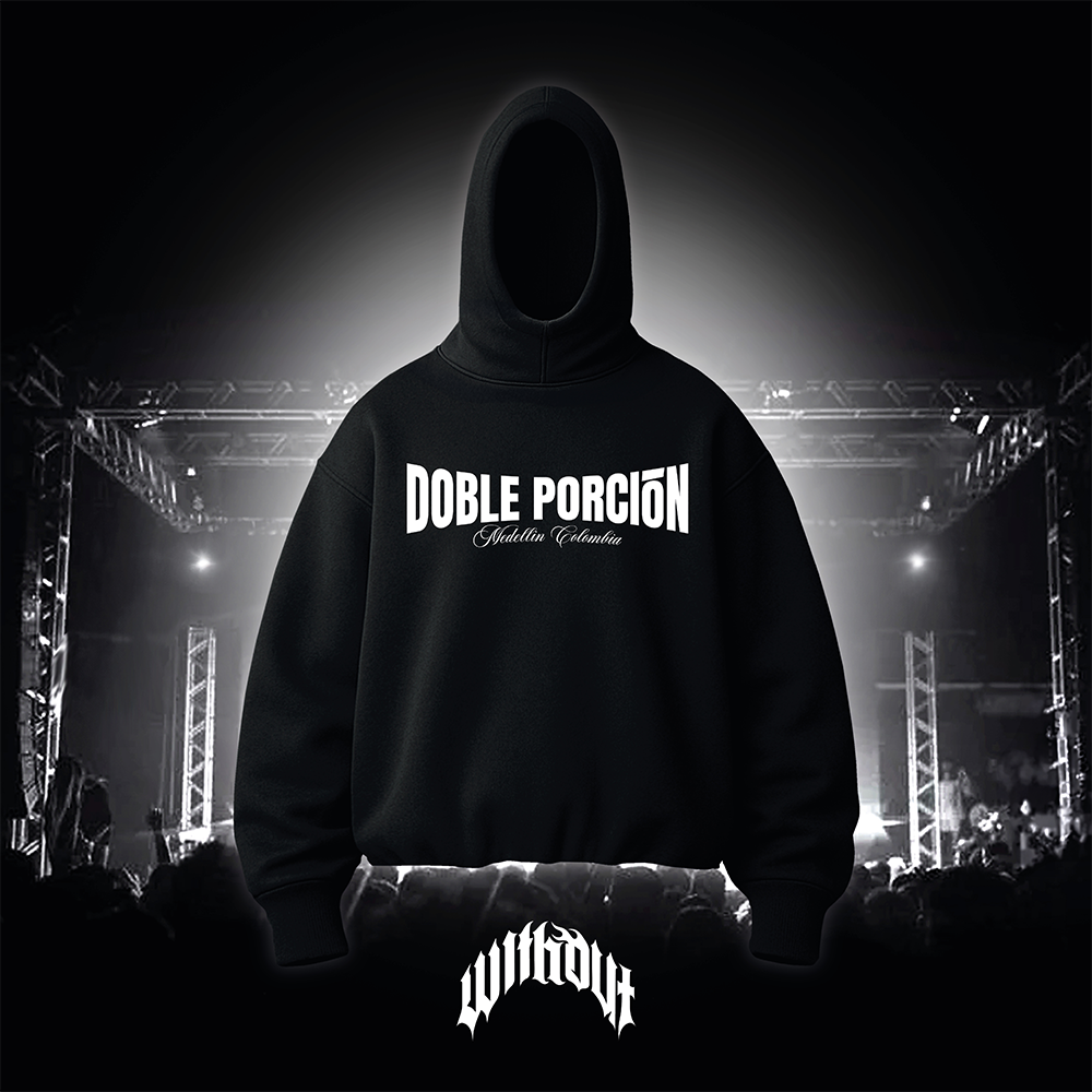 Hoodie Oversize Par de Pepas | Negro