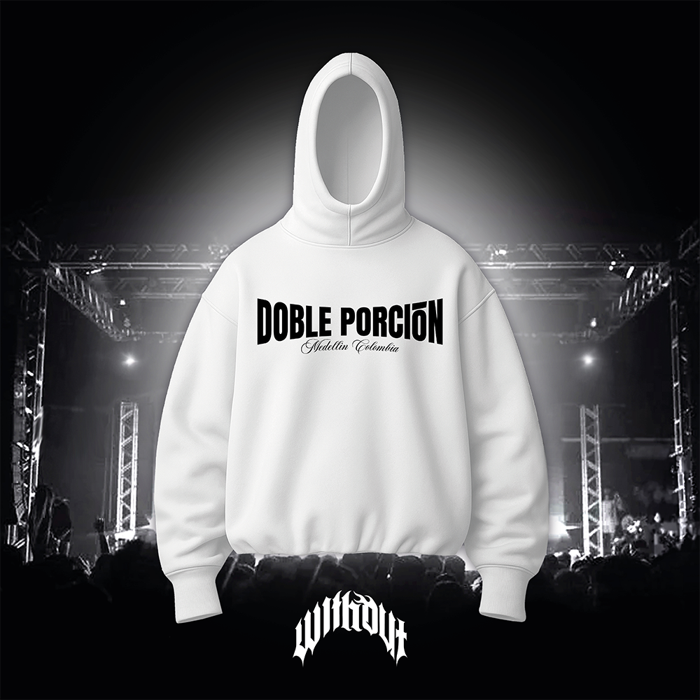 Hoodie Oversize Par de Pepas | Blanco