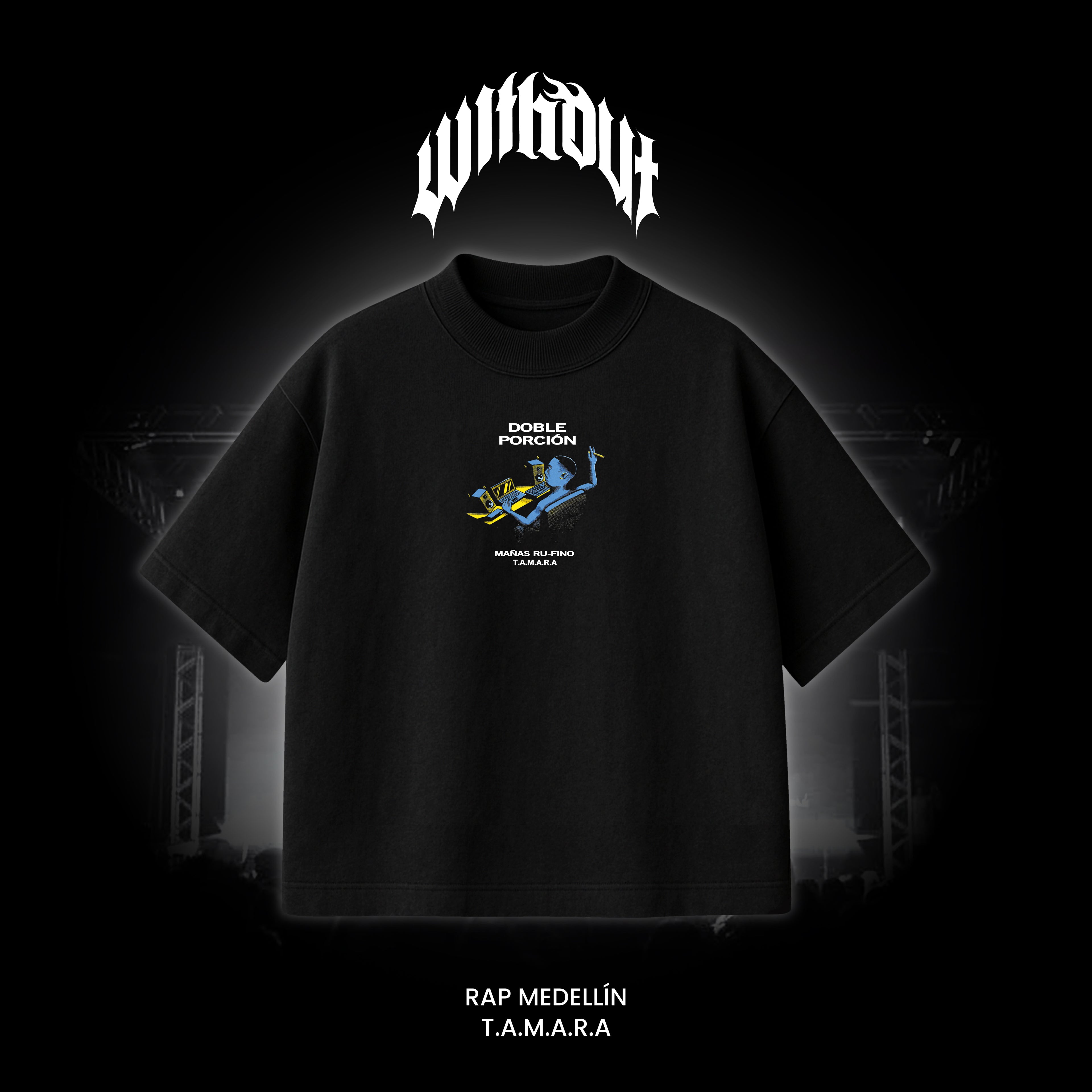 Camiseta Oversize Tamara| Negra