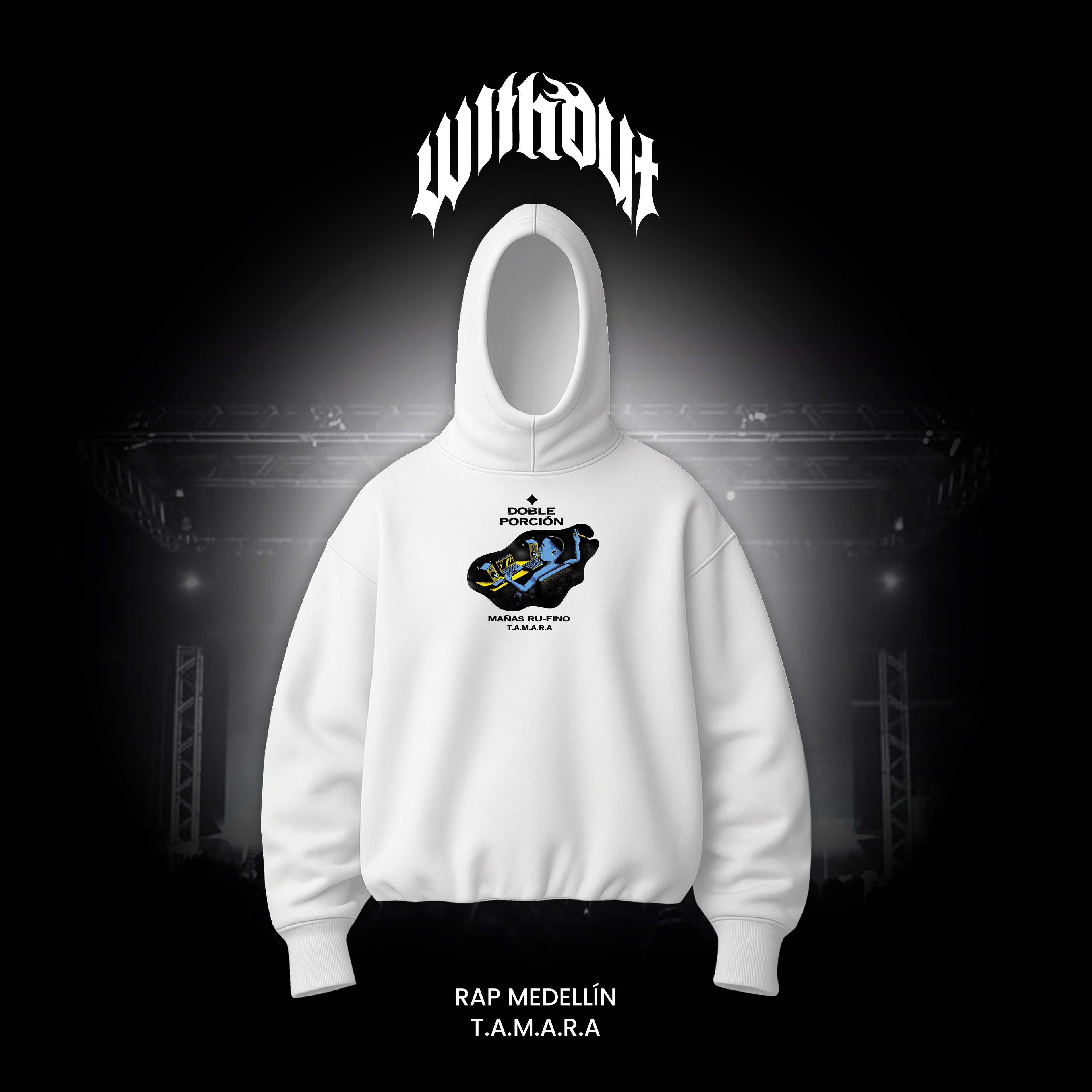 Hoodie Oversize Tamara | Blanco