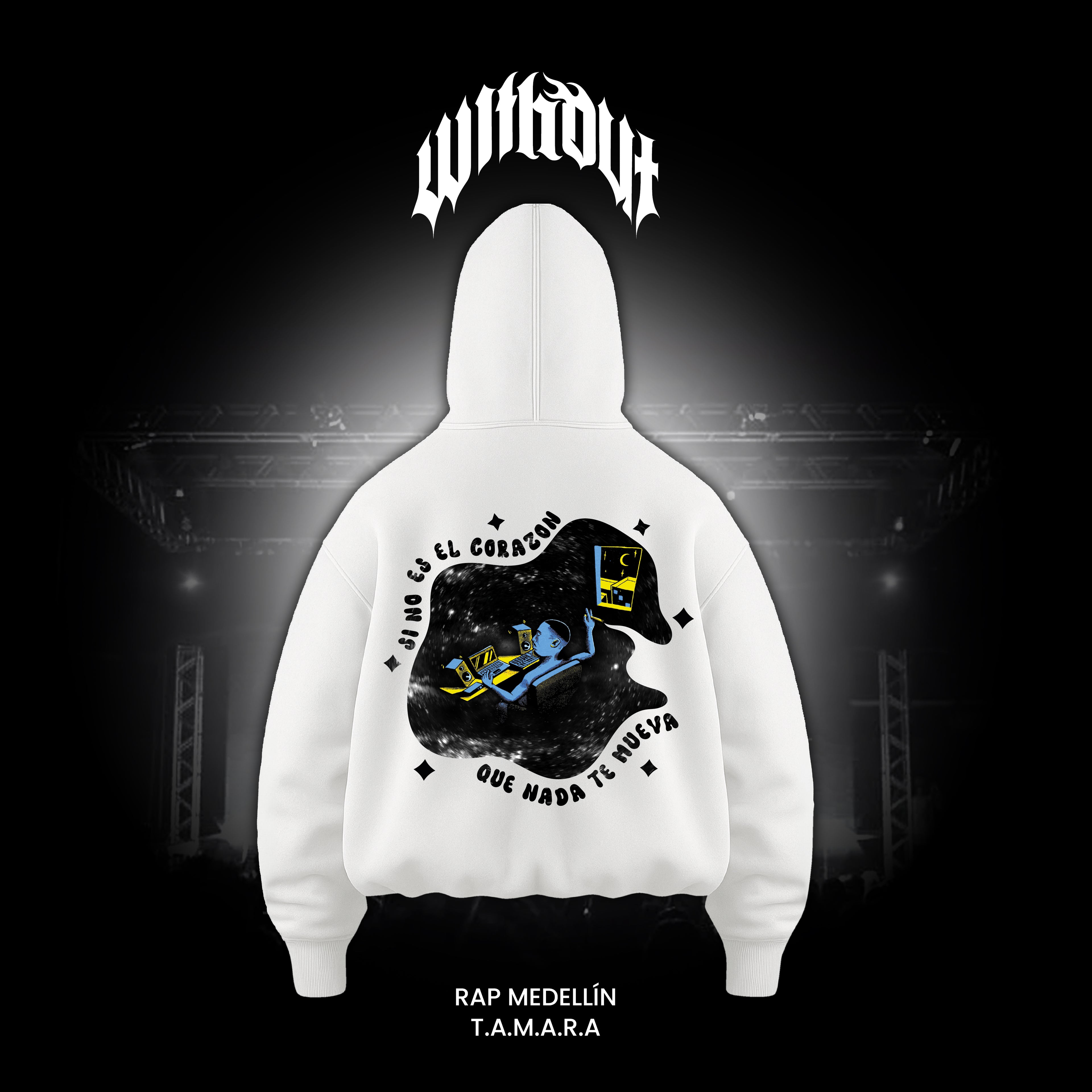 Hoodie Oversize Tamara | Blanco